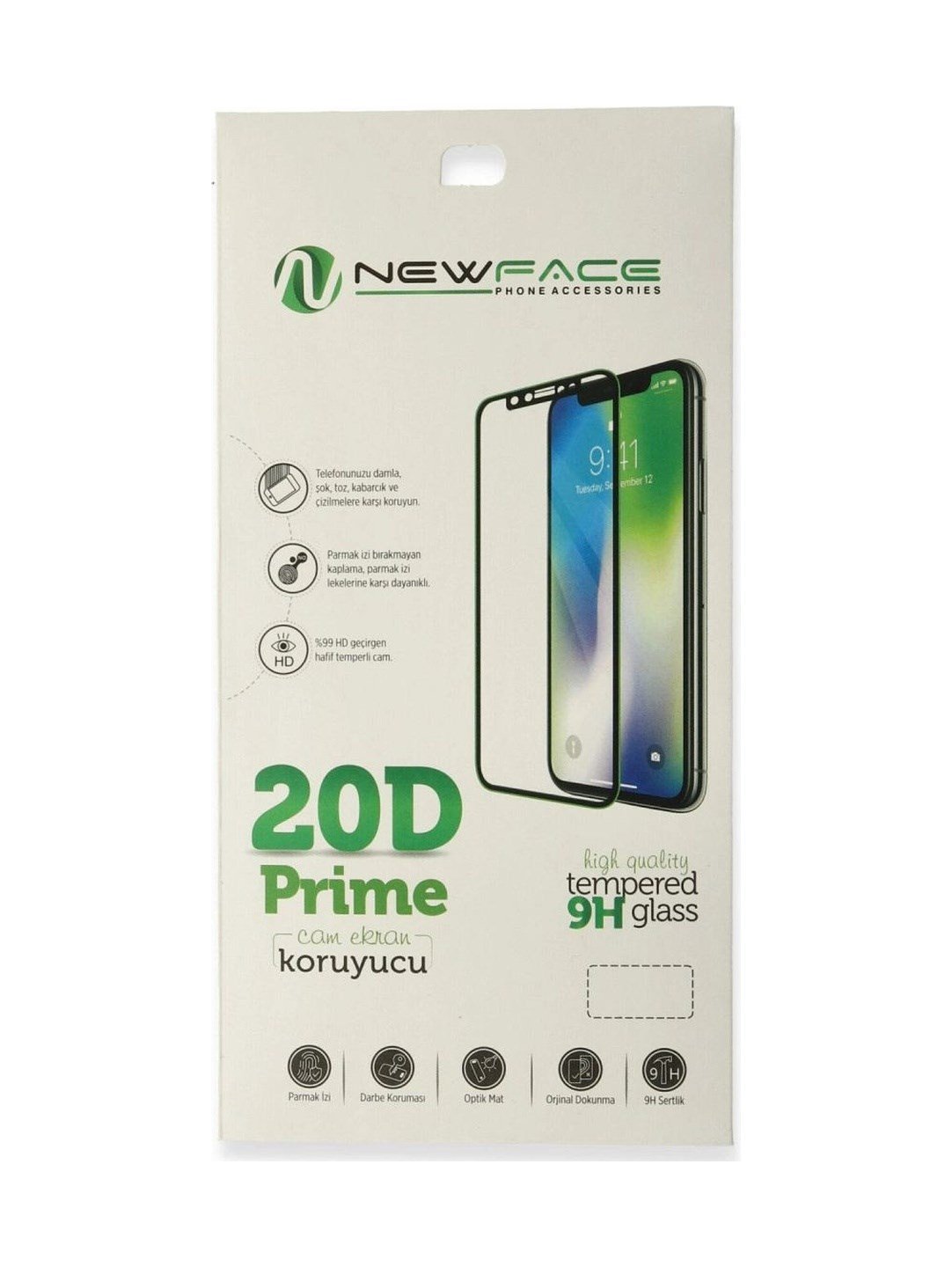 Apple İphone 6 20d Premium Cam Ekran Koruyucu - Siyah