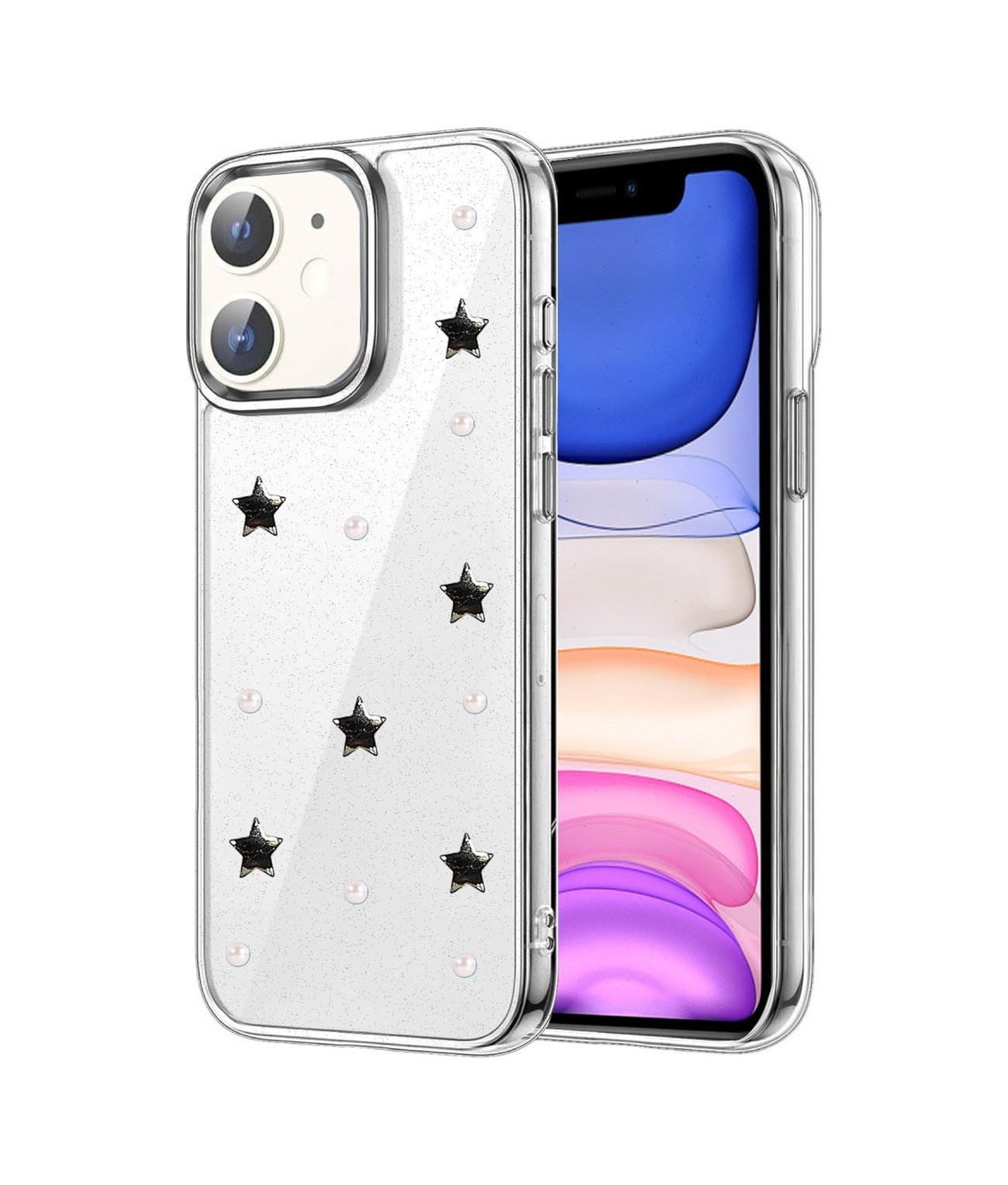 Apple iPhone Uyumlu 11 Fiyonk Desenli  - Kapak  - Desen 7 Belirtilmemiş