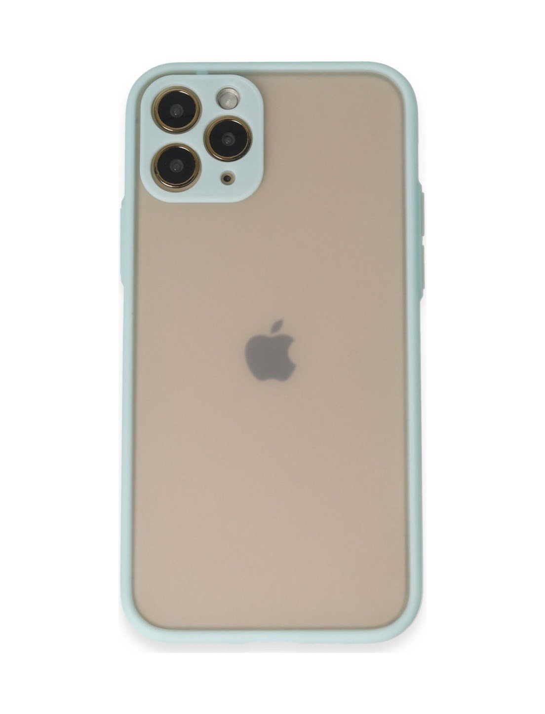 Apple iPhone Uyumlu 11 Pro - Kılıf Montreal Silikon - Kapak - Turkuaz Belirtilmemiş