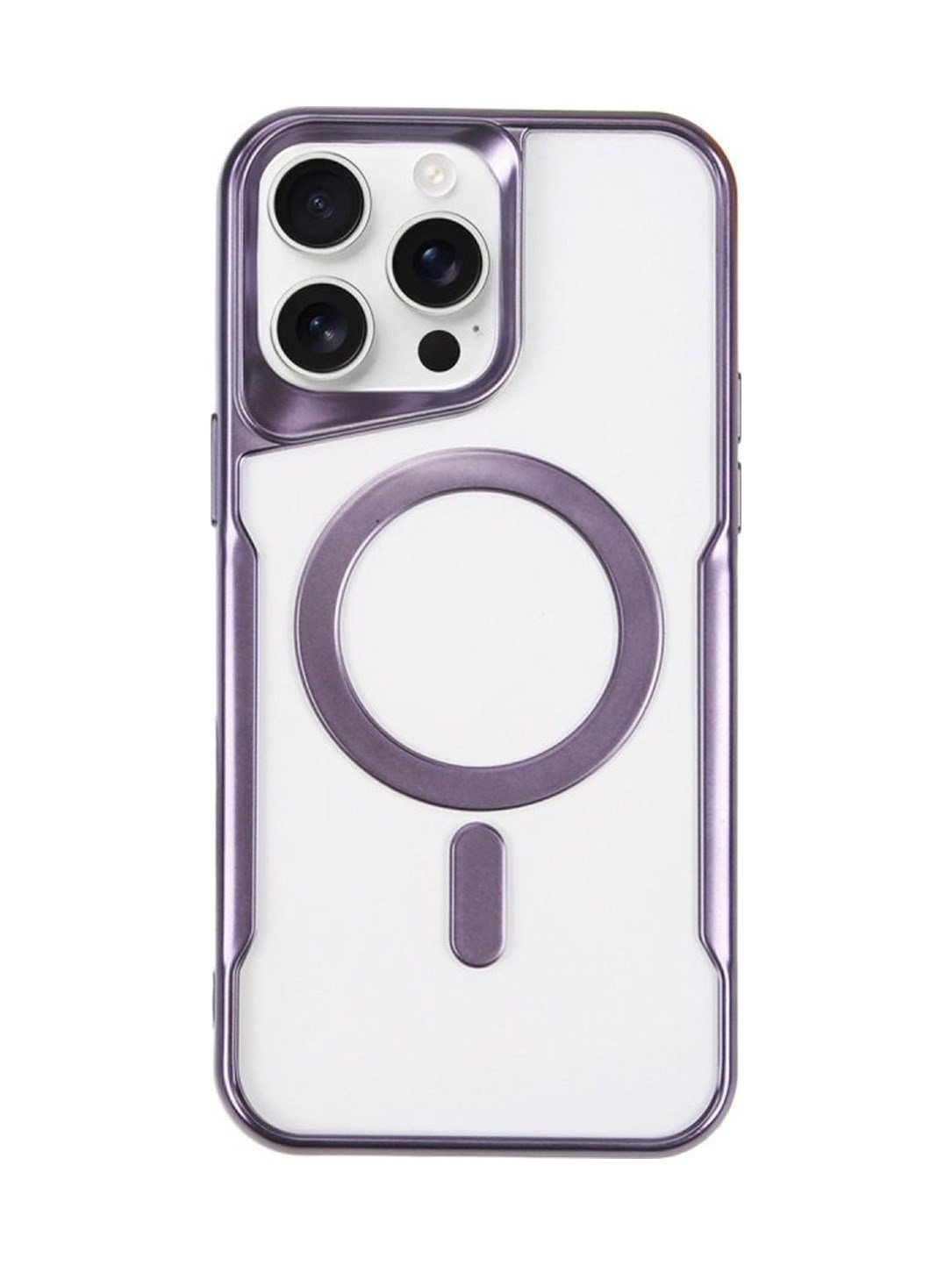 Apple iPhone Uyumlu   11 Pro Max Kılıf Boyi Magsafe Silikon Kapak - Derin Mor Belirtilmemiş