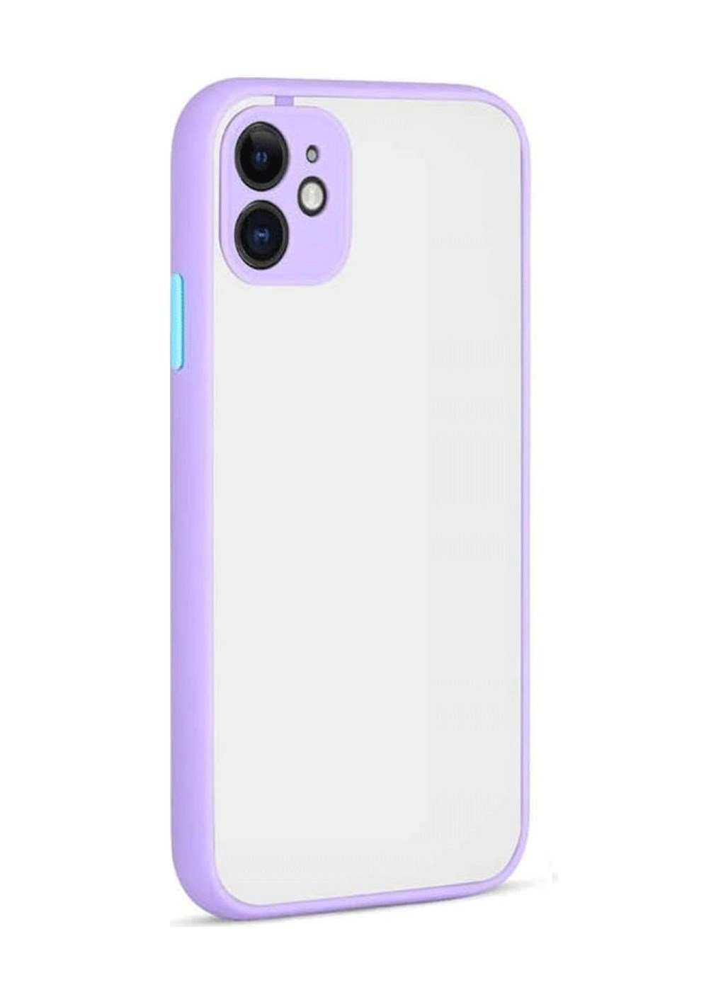 Apple iPhone Uyumlu   12 Kılıf Montreal Silikon Kapak - Mor Belirtilmemiş