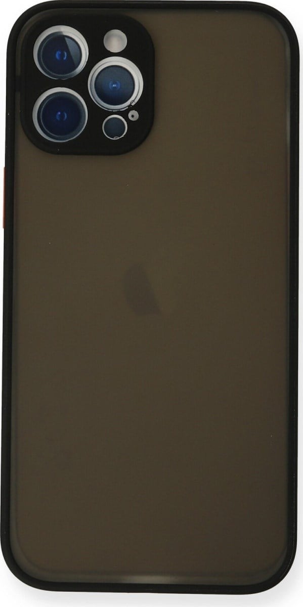 Apple iPhone Uyumlu  12 Pro Kılıf Montreal Silikon Kapak -  Siyah Belirtilmemiş