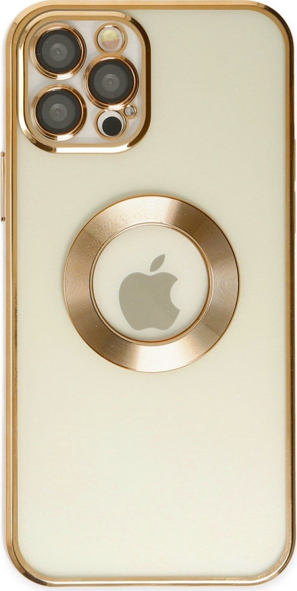 Apple iPhone Uyumlu 12 Pro - Kılıf Slot Silikon - Gold Belirtilmemiş