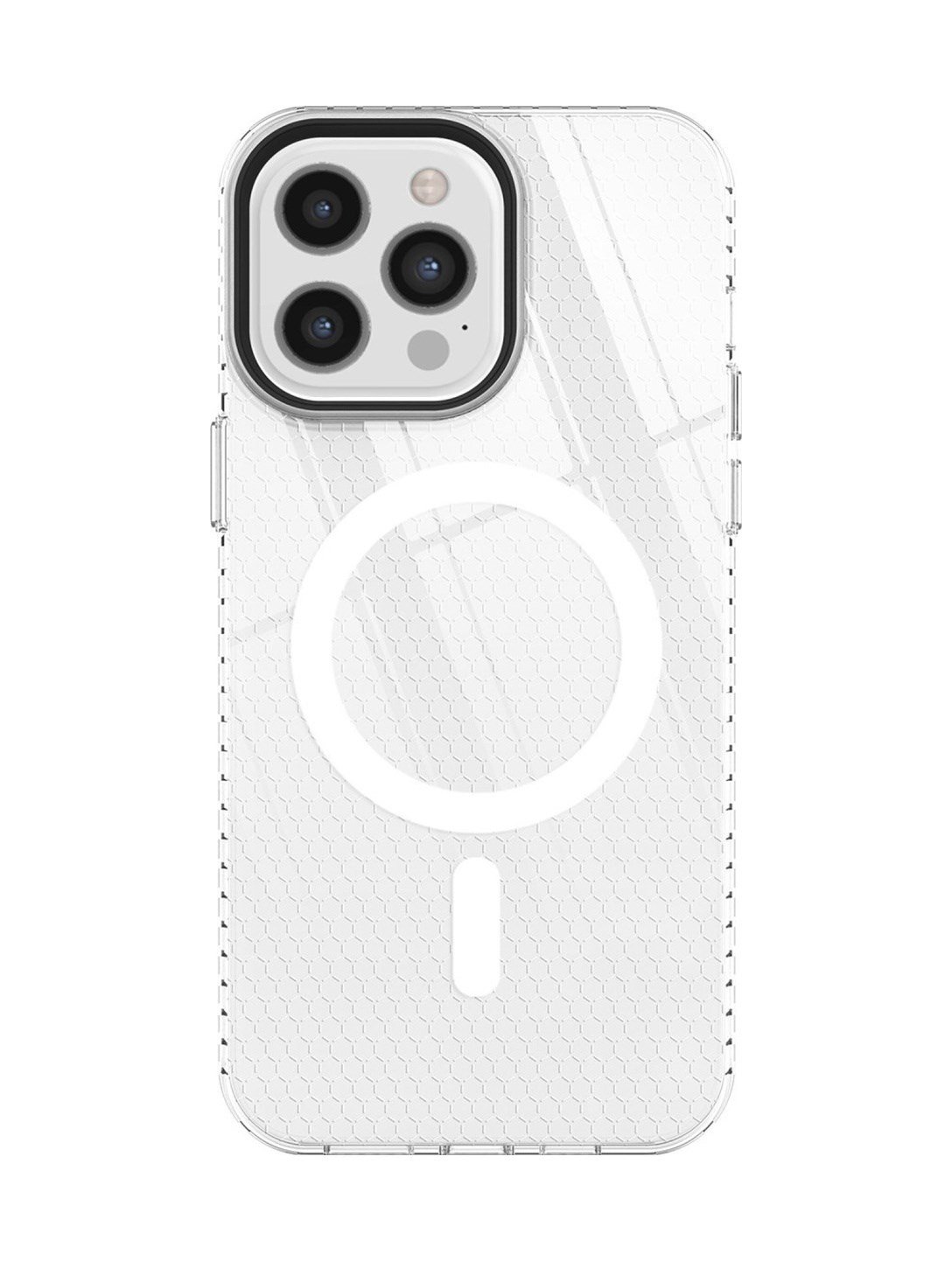 Apple iPhone Uyumlu 12 Pro Max Kılıf Beta Magneticsafe Silikon - Şeffaf Belirtilmemiş