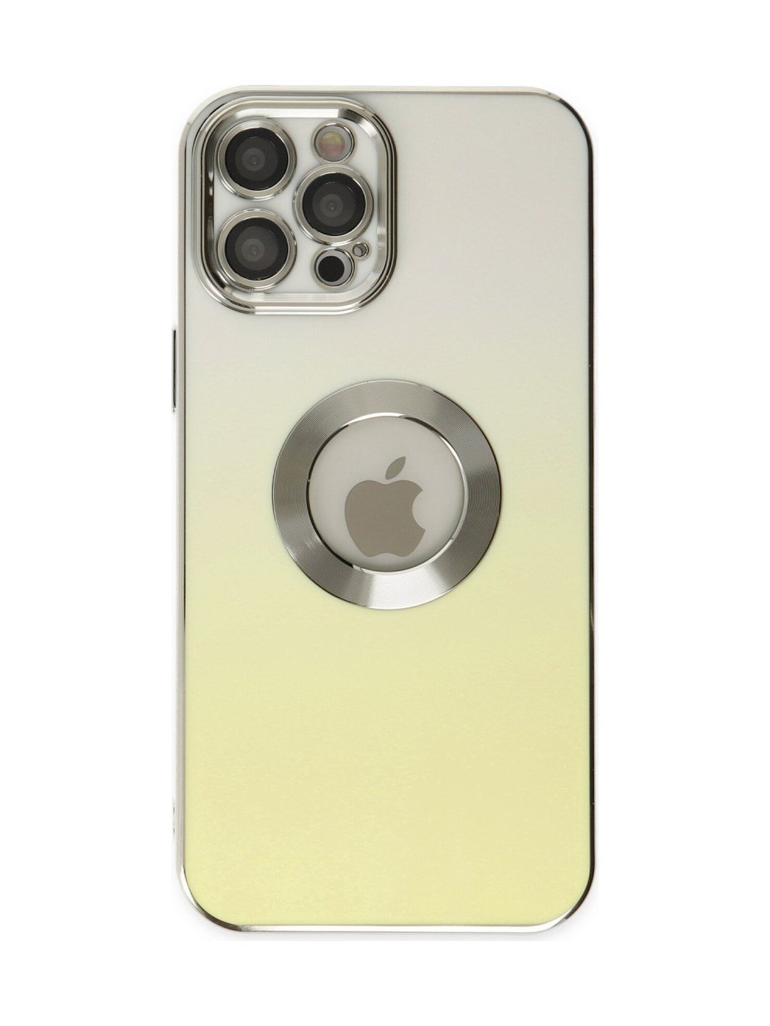 Apple iPhone Uyumlu   12 Pro Max Kılıf Best Silikon - Sarı Belirtilmemiş
