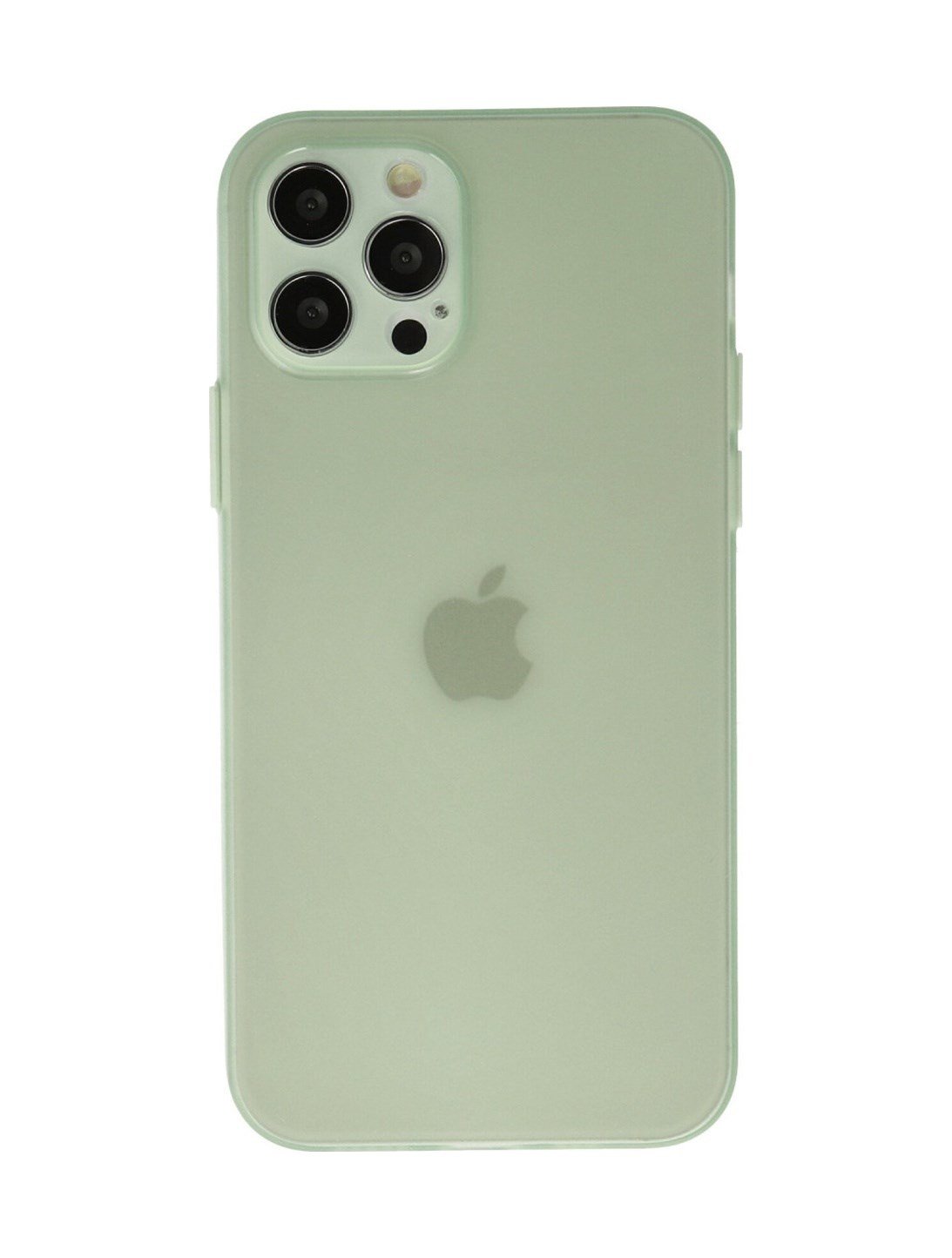Apple iPhone Uyumlu 12 Pro Max - Kılıf Puma Silikon - Açık Yeşil Belirtilmemiş