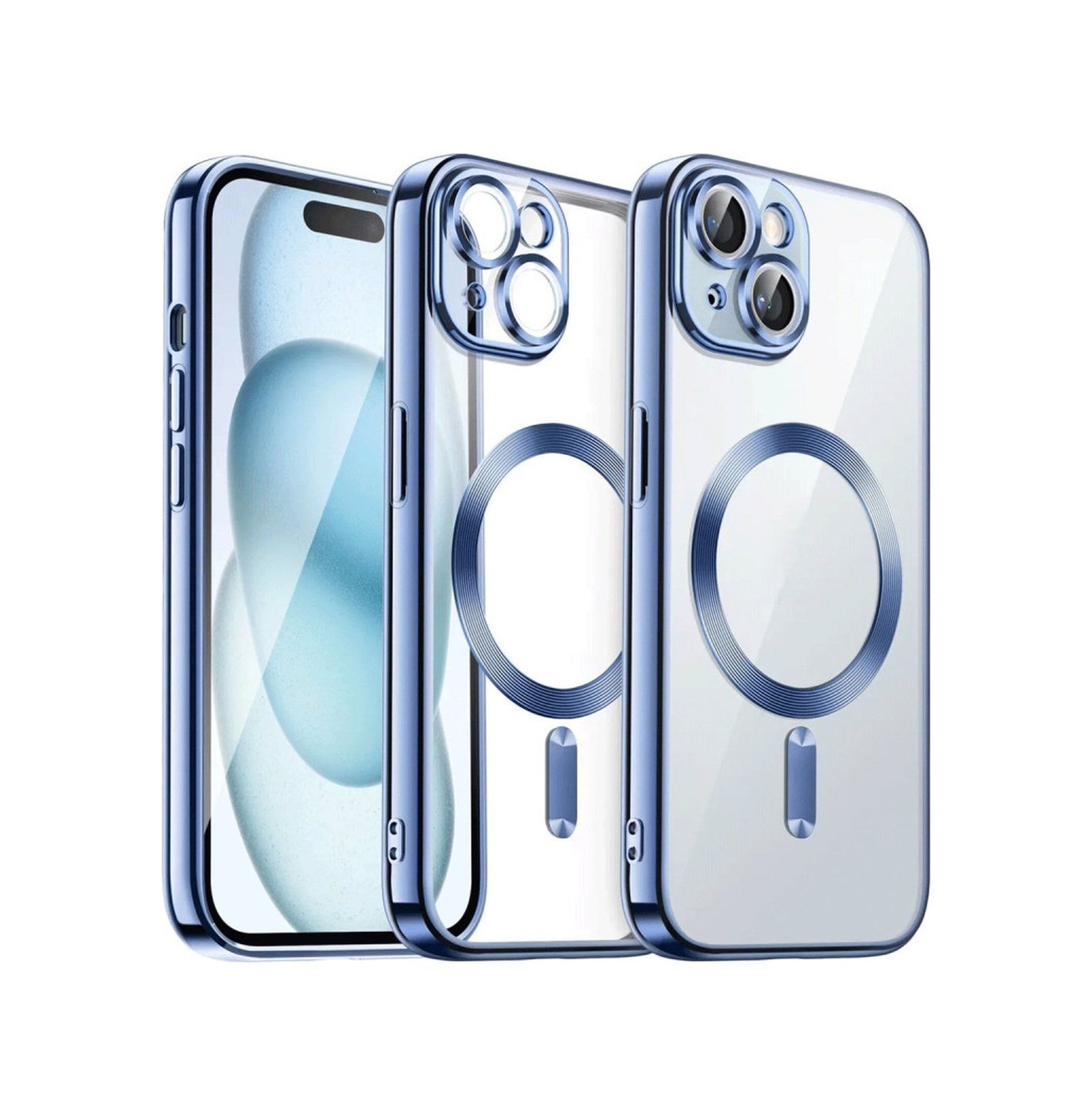 Apple iPhone Uyumlu 13 - Kılıf Kross Magneticsafe - Kapak - Sierra Blue Belirtilmemiş