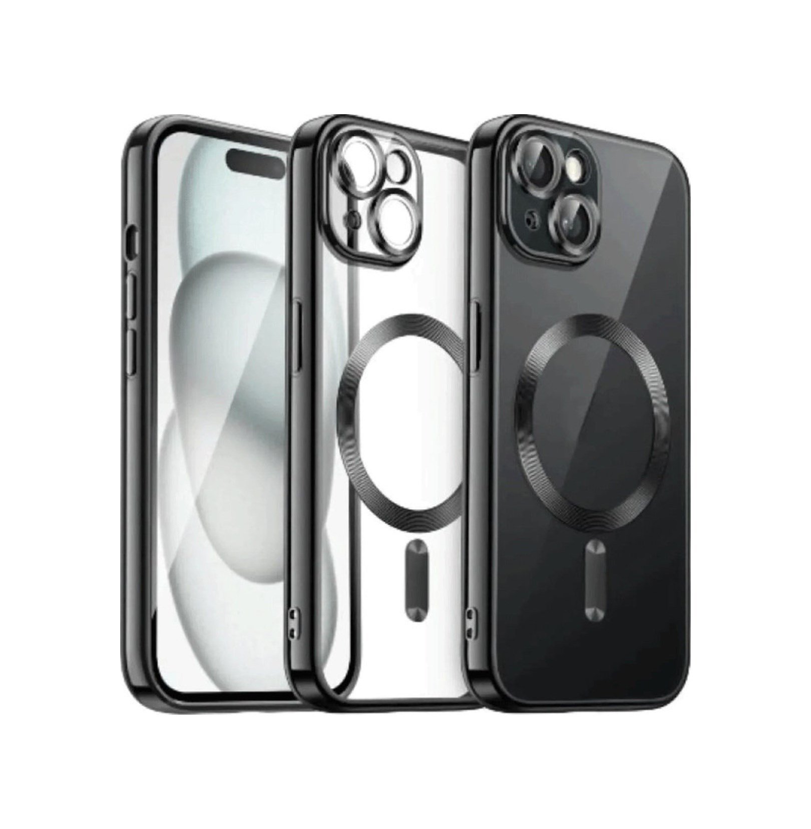 Apple iPhone Uyumlu  13 Kılıf Kross Magneticsafe Kapak -  Siyah Belirtilmemiş