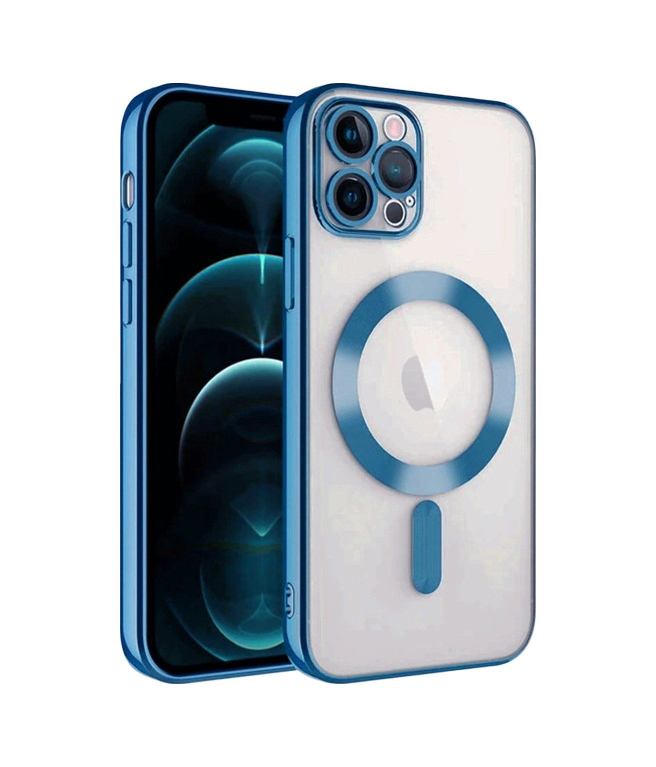 Apple iPhone Uyumlu 13 Pro - Kılıf Kross Magneticsafe - Kapak - Sierra Blue Belirtilmemiş