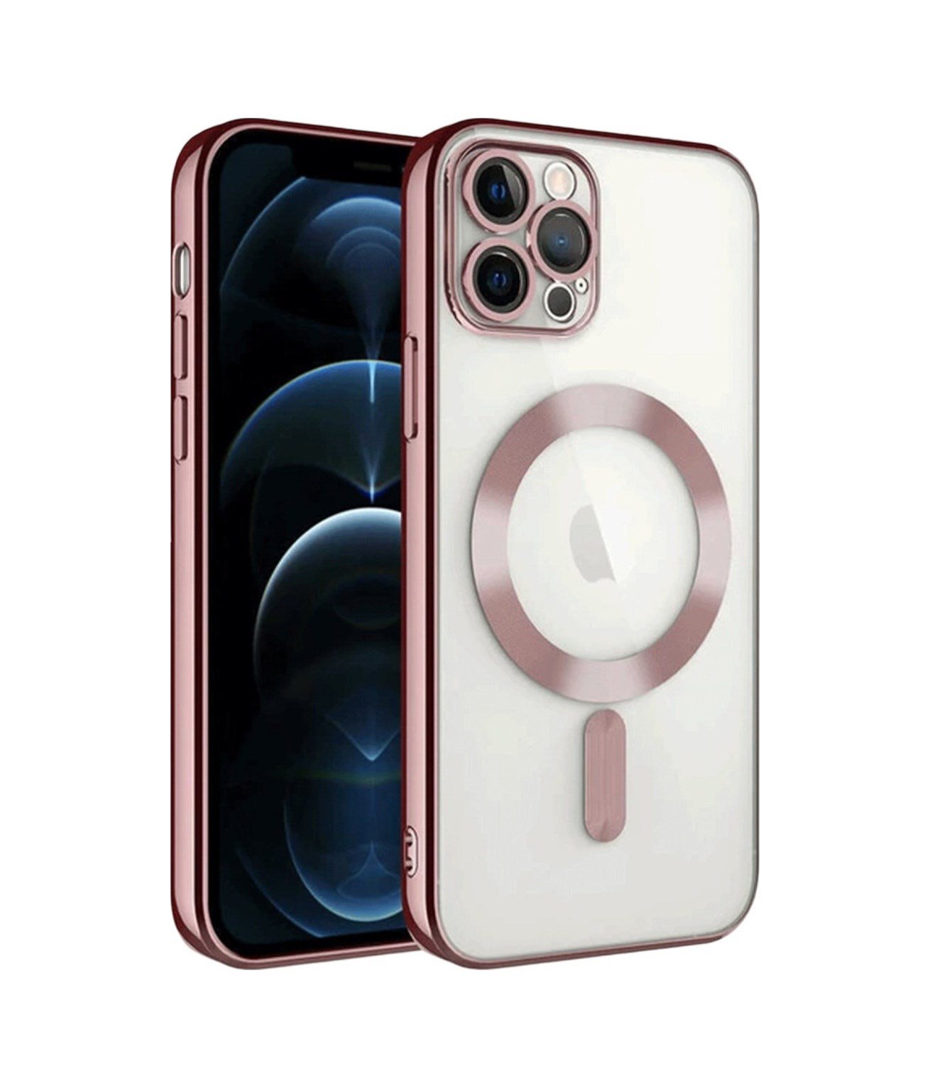Apple iPhone Uyumlu   13 Pro Kılıf Kross Magneticsafe Kapak - Rose Belirtilmemiş