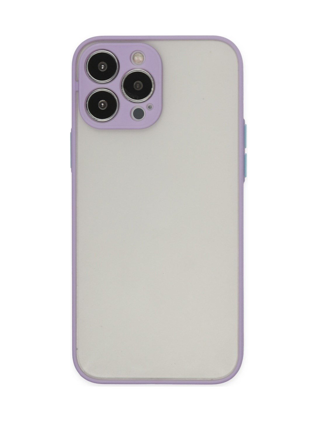 Apple iPhone Uyumlu 13 Pro - Kılıf Montreal Silikon - Kapak - Mor Belirtilmemiş