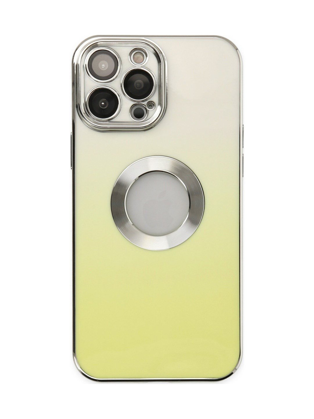 Apple iPhone Uyumlu   13 Pro Max Kılıf Best Silikon - Sarı Belirtilmemiş