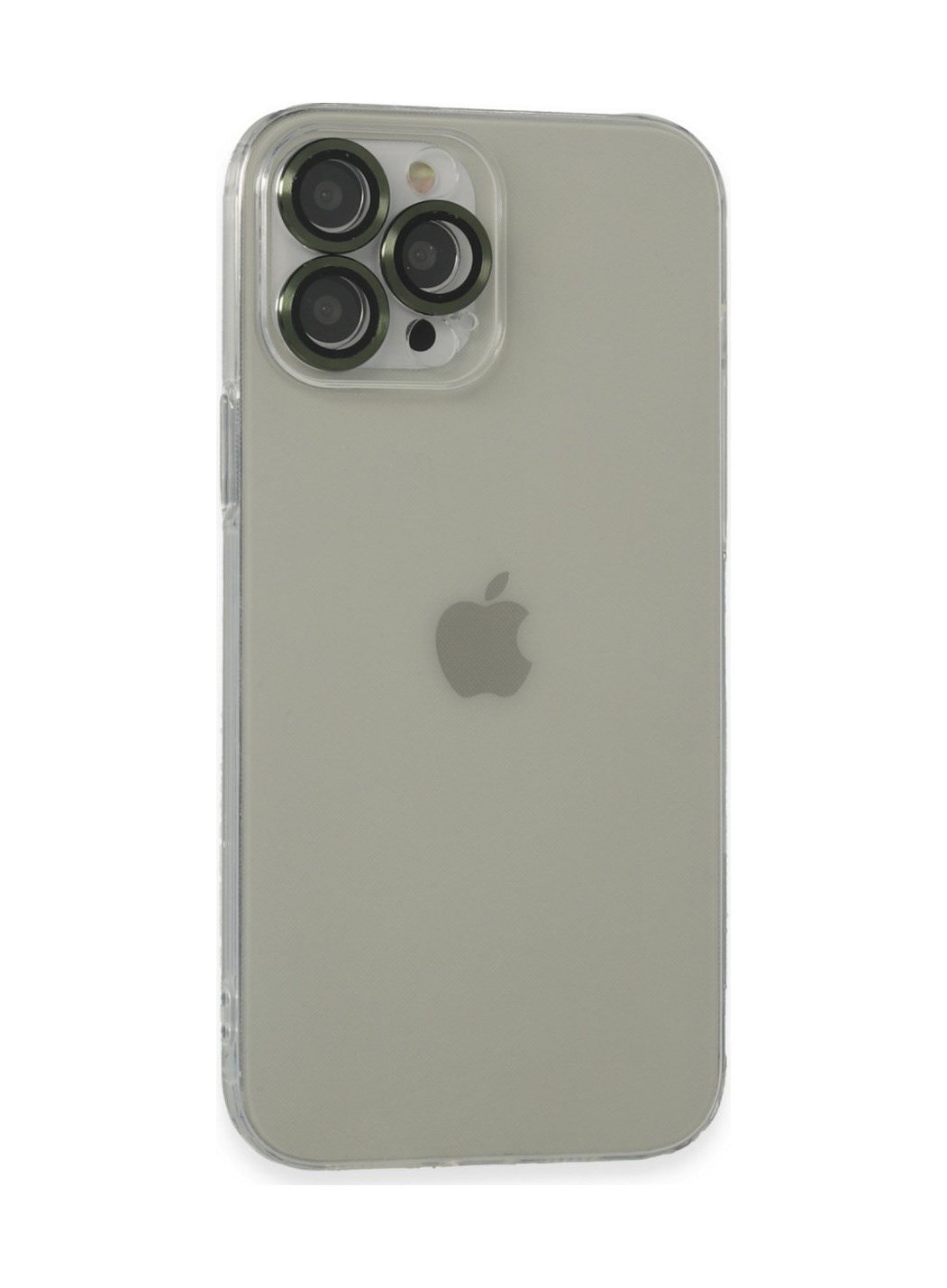 Apple iPhone Uyumlu  13 Pro Max Kılıf Luko Lens Silikon -  Yeşil Belirtilmemiş