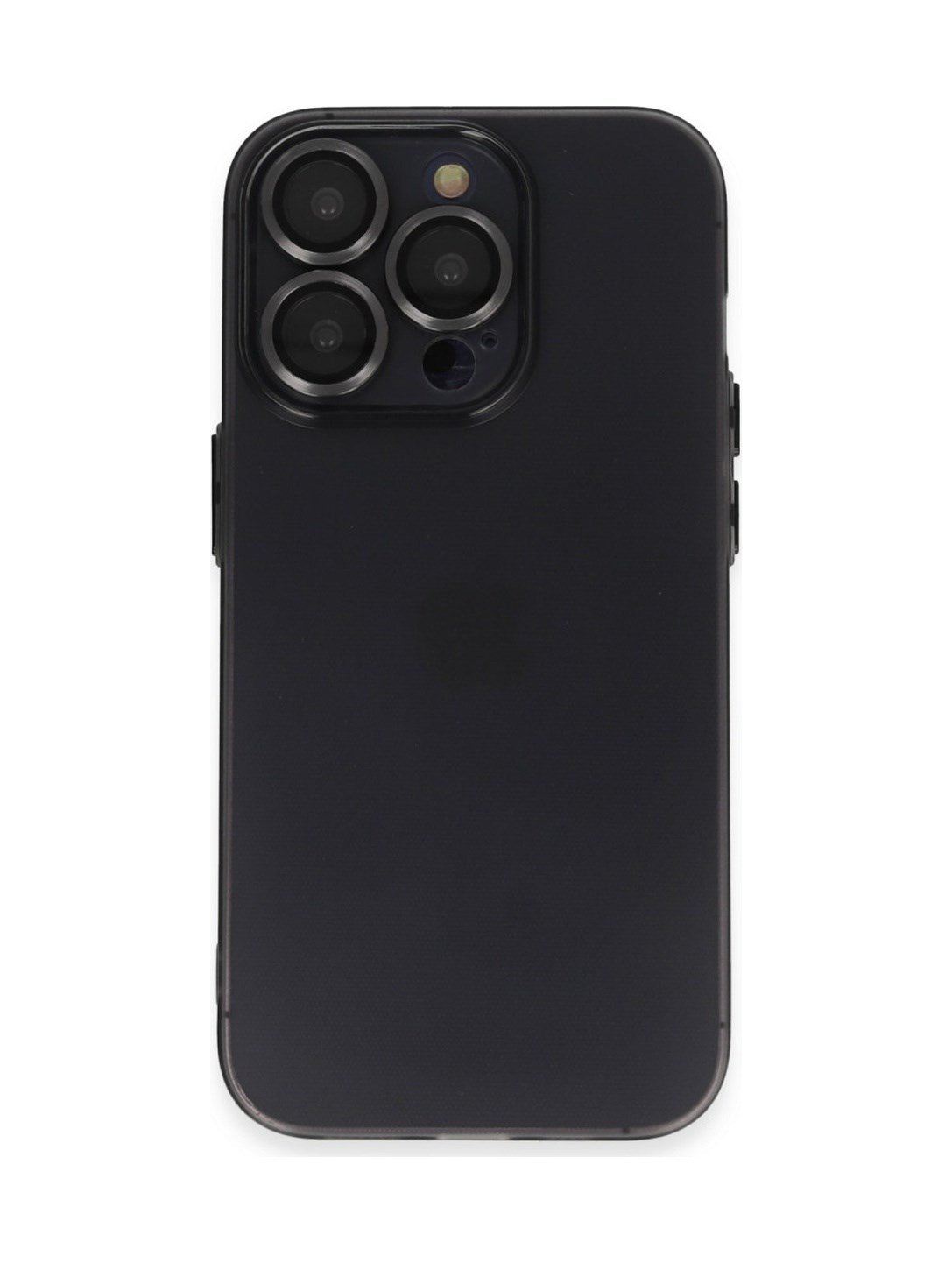 Apple iPhone Uyumlu  13 Pro Max Kılıf Luko Lens Silikon -  Siyah Belirtilmemiş