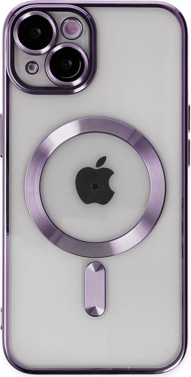 Apple iPhone Uyumlu   14 Kılıf Kross Magneticsafe Kapak - Mor Belirtilmemiş