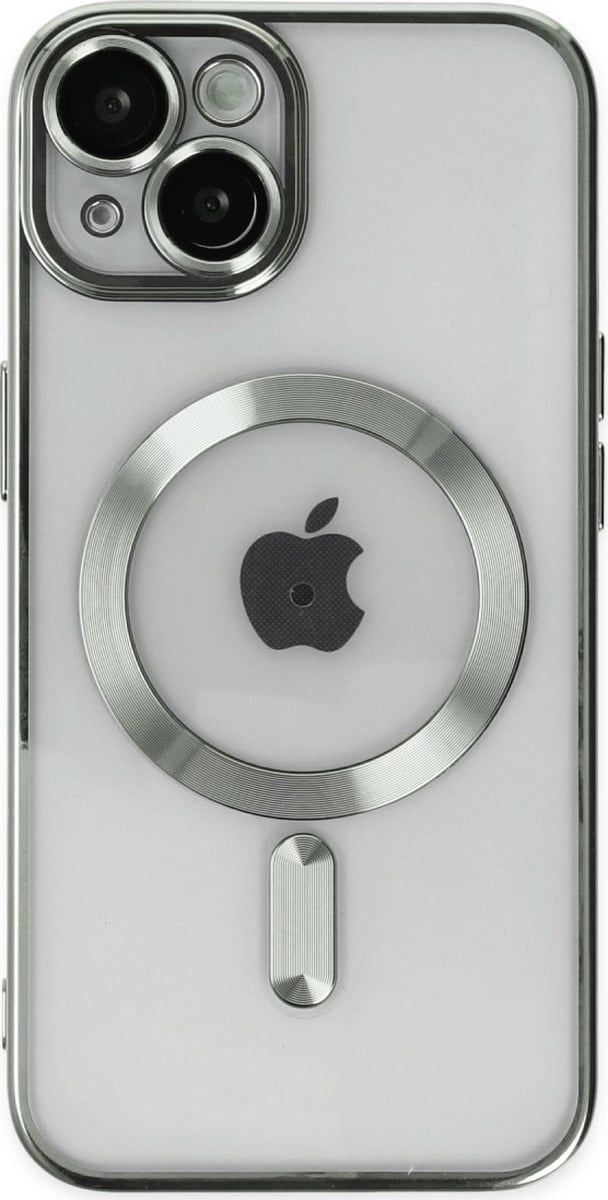 Apple iPhone Uyumlu  14 Kılıf Kross Magneticsafe Kapak -  Gümüş Belirtilmemiş