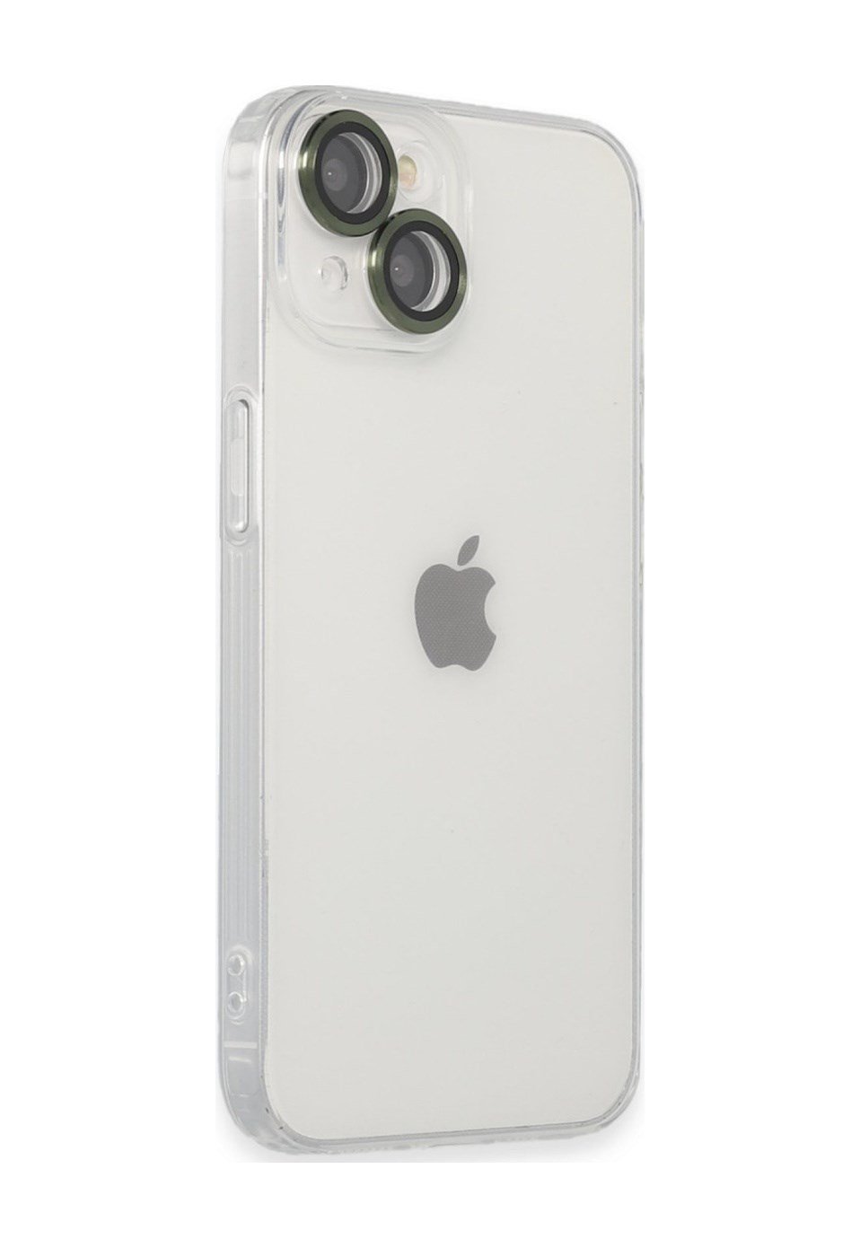 Apple iPhone Uyumlu  14 Kılıf Luko Lens Silikon -  Yeşil Belirtilmemiş