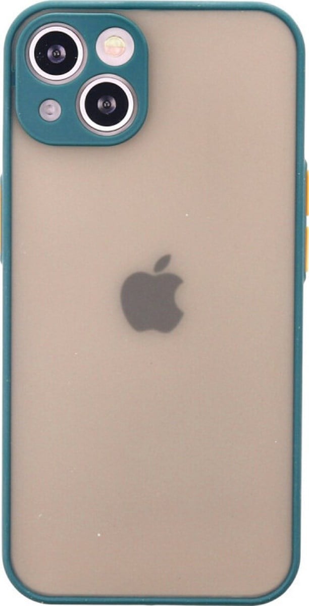 Apple iPhone Uyumlu  14 Kılıf Montreal Silikon Kapak -  Yeşil Belirtilmemiş