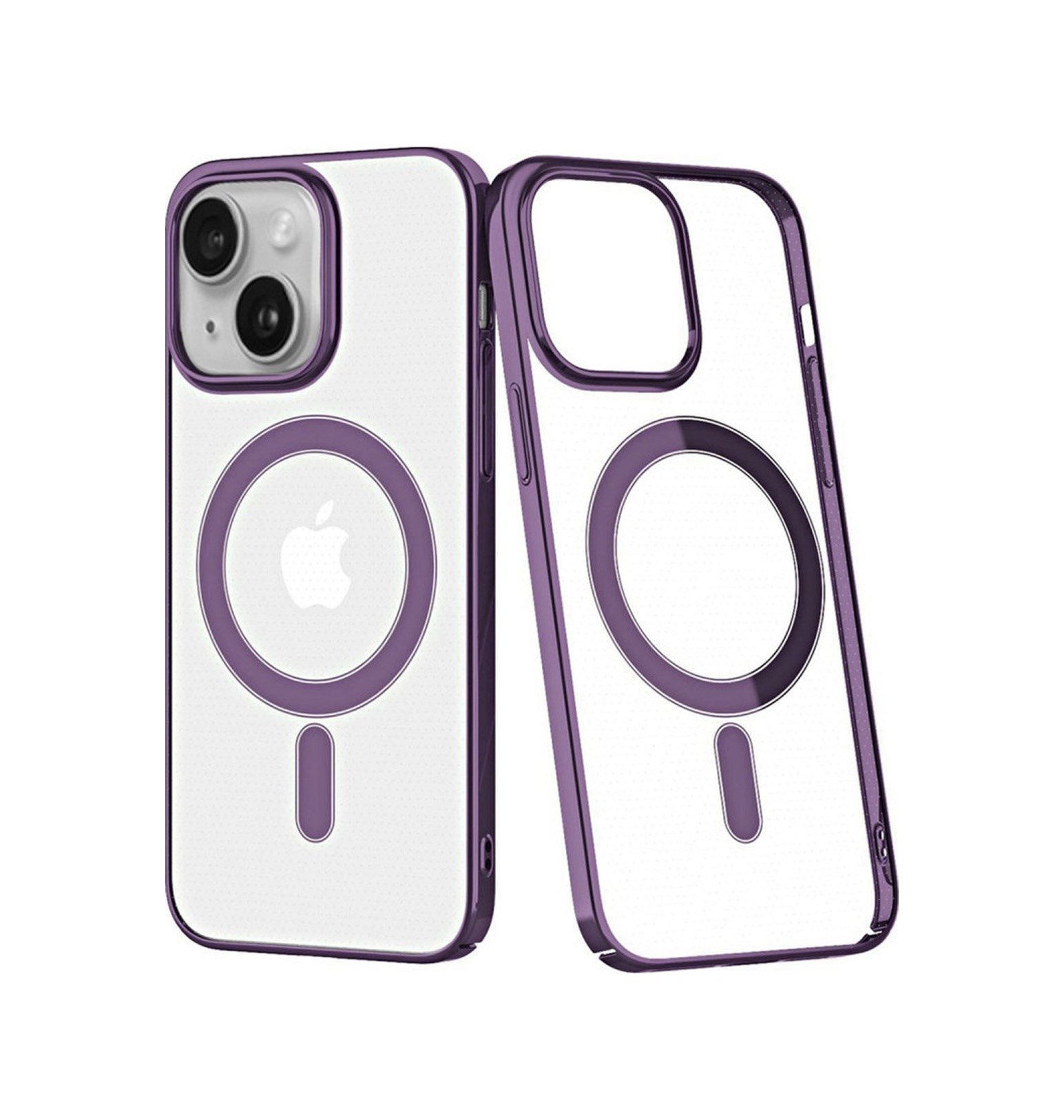 Apple iPhone Uyumlu 14 Plus - Kılıf Element Magneticsafe Sert - Kapak - Mor Belirtilmemiş
