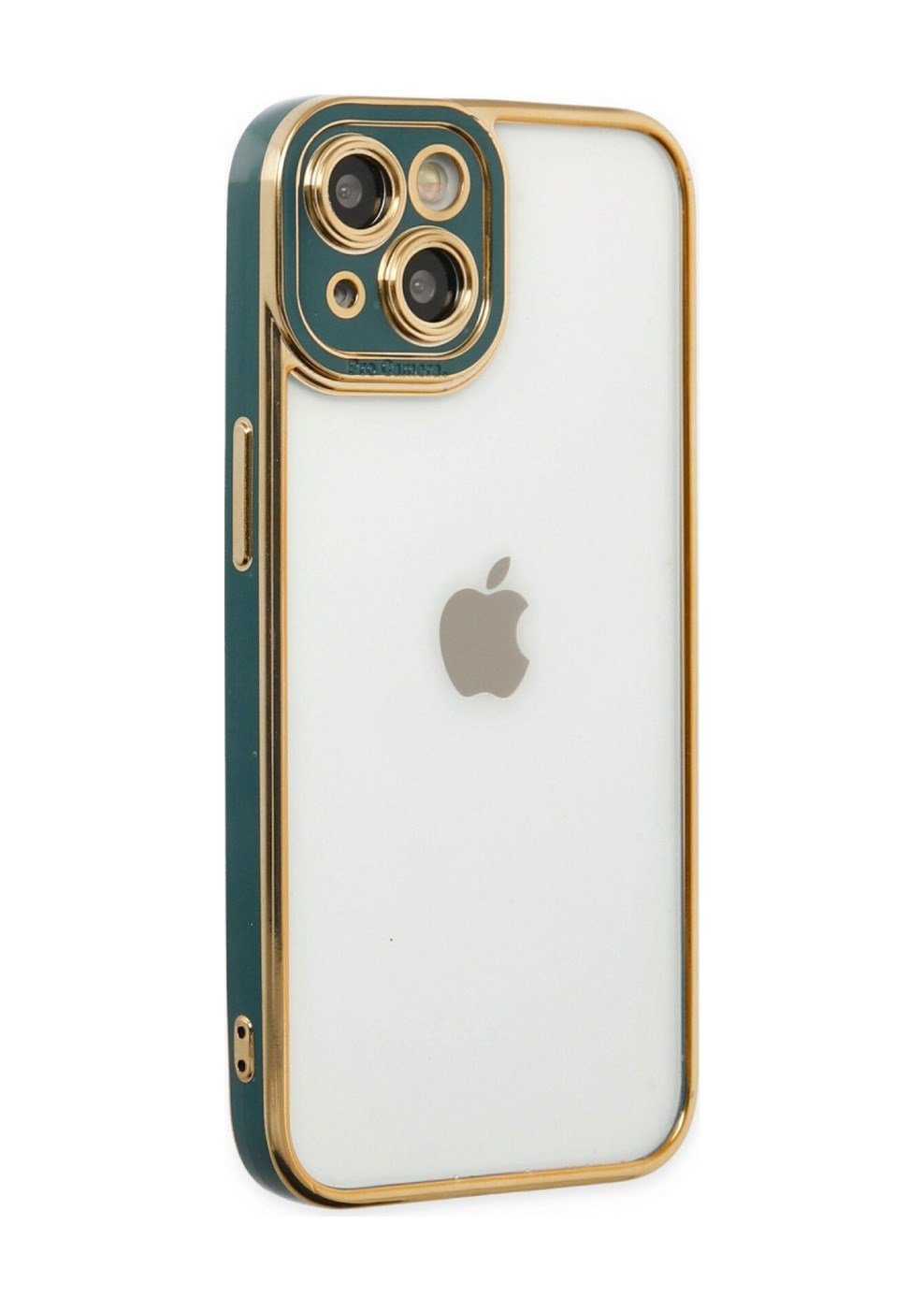 Apple iPhone Uyumlu  14 Plus Kılıf Liva Lens Silikon -  Yeşil Belirtilmemiş