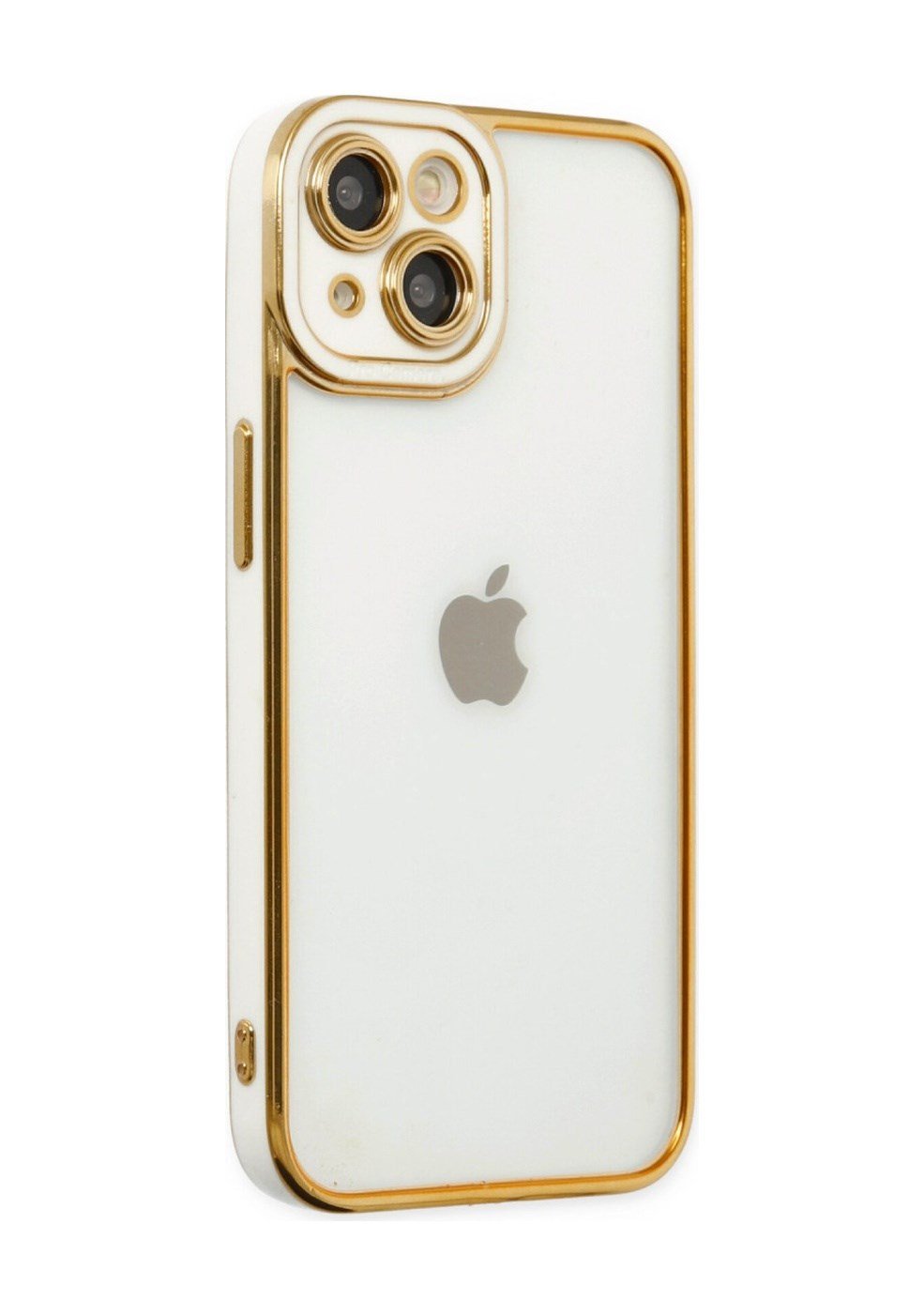 Apple iPhone Uyumlu  14 Plus Kılıf Liva Lens Silikon -  Beyaz Belirtilmemiş
