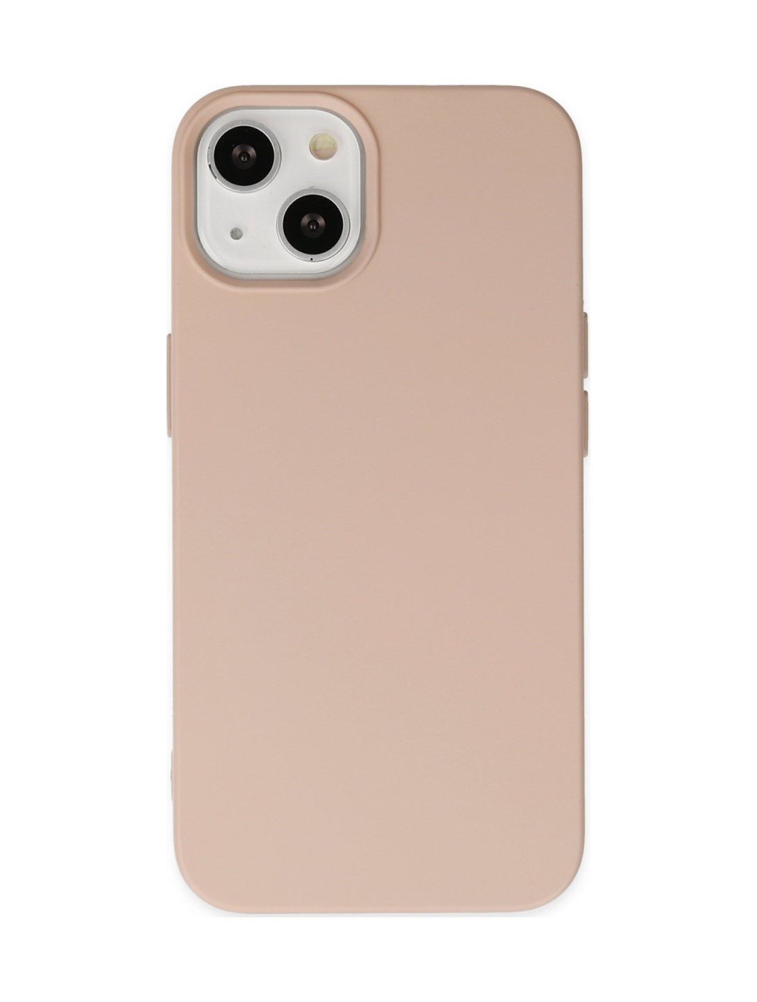 Apple iPhone Uyumlu 14 Plus - Kılıf Nano İçi Kadife Silikon - Pudra Belirtilmemiş
