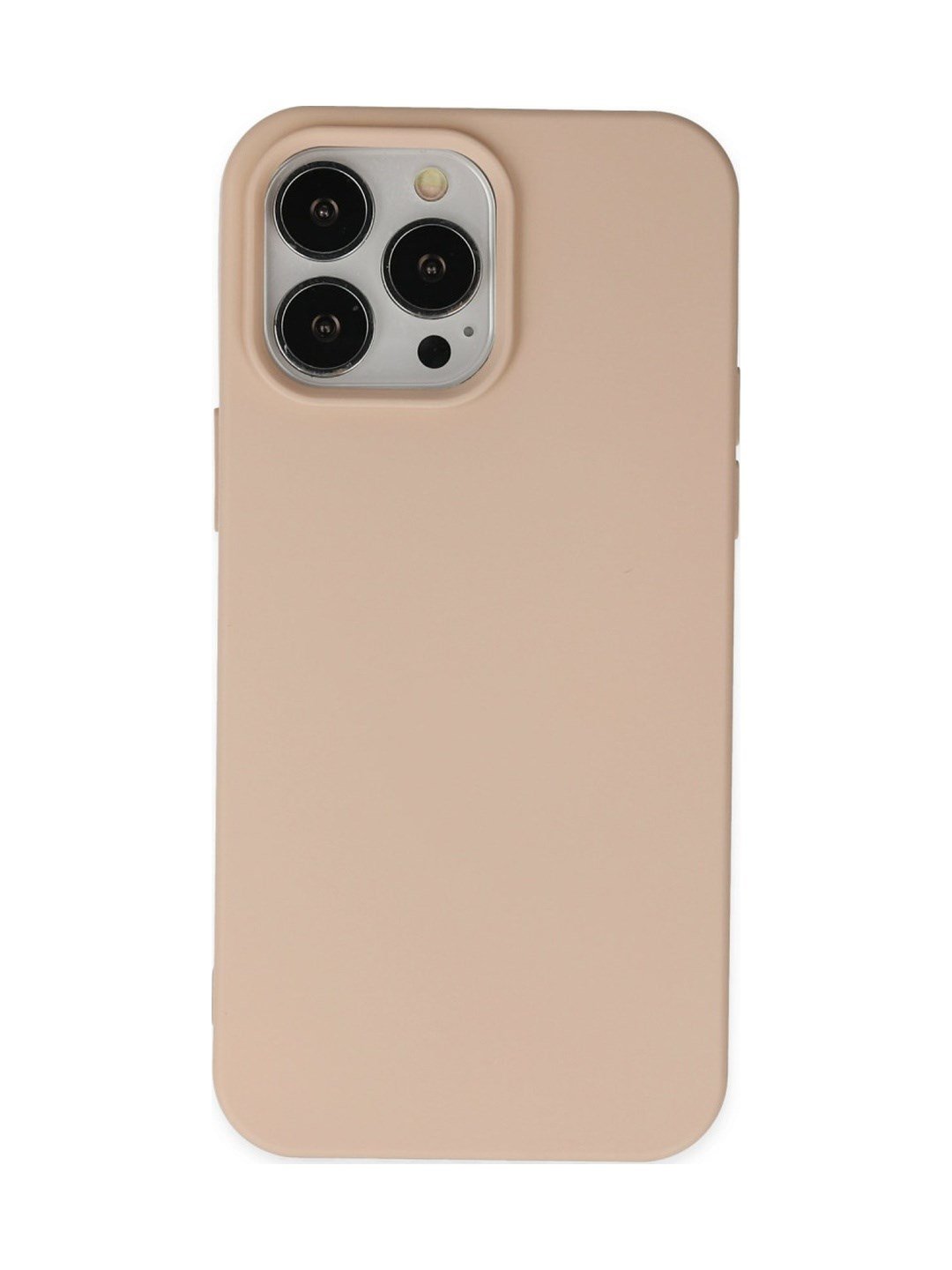 Apple iPhone Uyumlu 14 Pro - Kılıf Nano İçi Kadife Silikon - Pudra Belirtilmemiş
