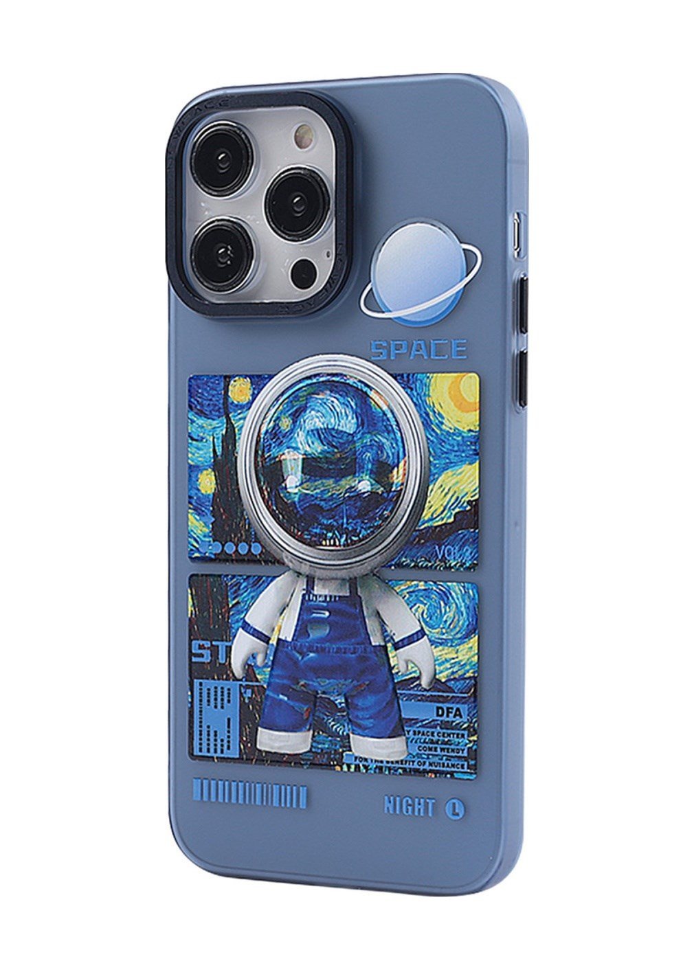 Apple iPhone Uyumlu 14 Pro Max - Kılıf Prada Desenli - Kapak - Prada Mavi - 1 Belirtilmemiş