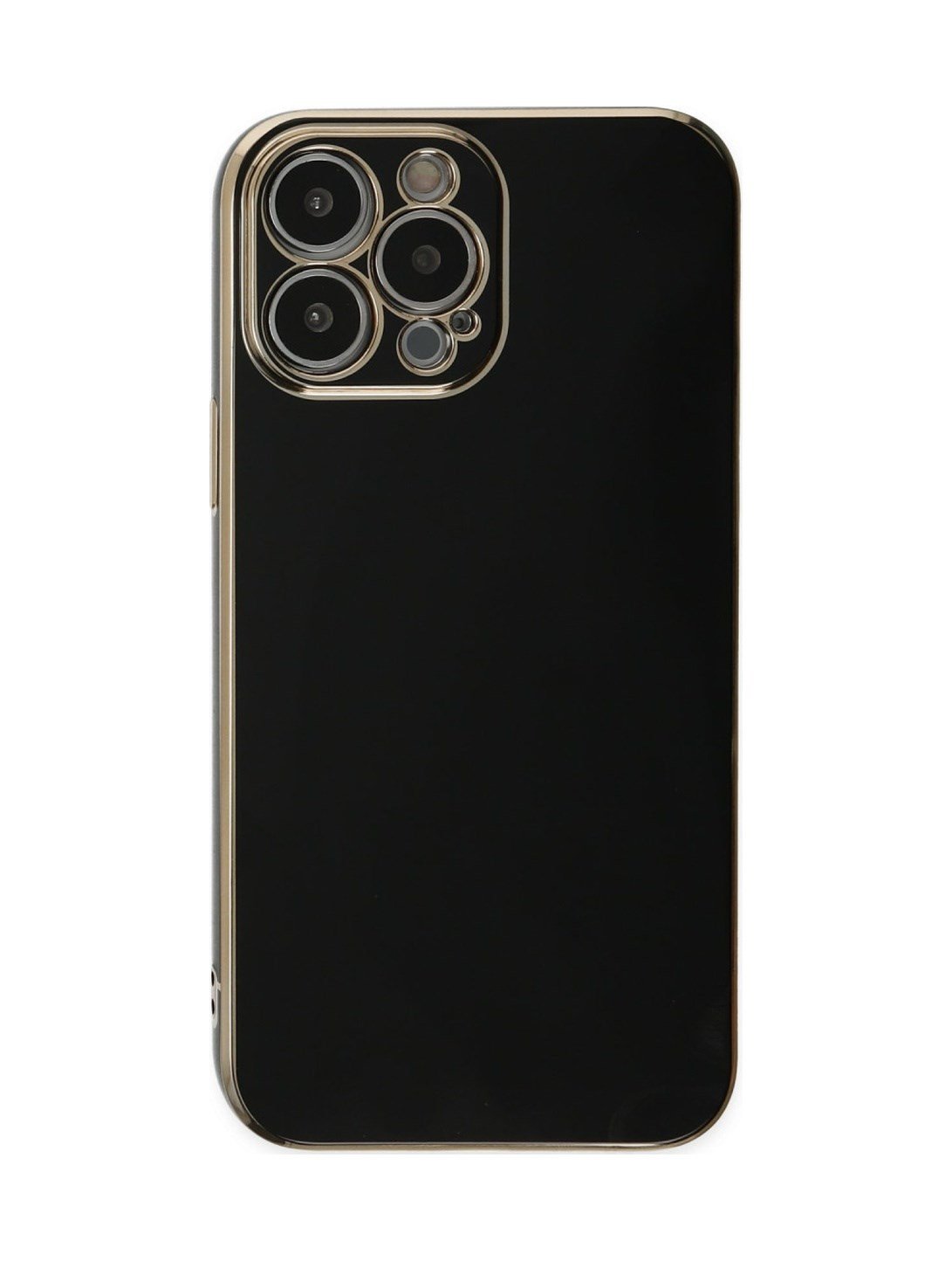 Apple iPhone Uyumlu  14 Pro Max Kılıf Volet Silikon -  Siyah Belirtilmemiş