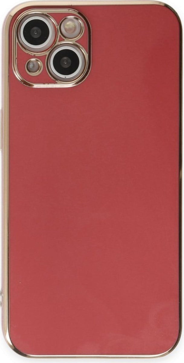 Apple iPhone Uyumlu 15 - Kılıf Volet Silikon - Kırmızı Belirtilmemiş