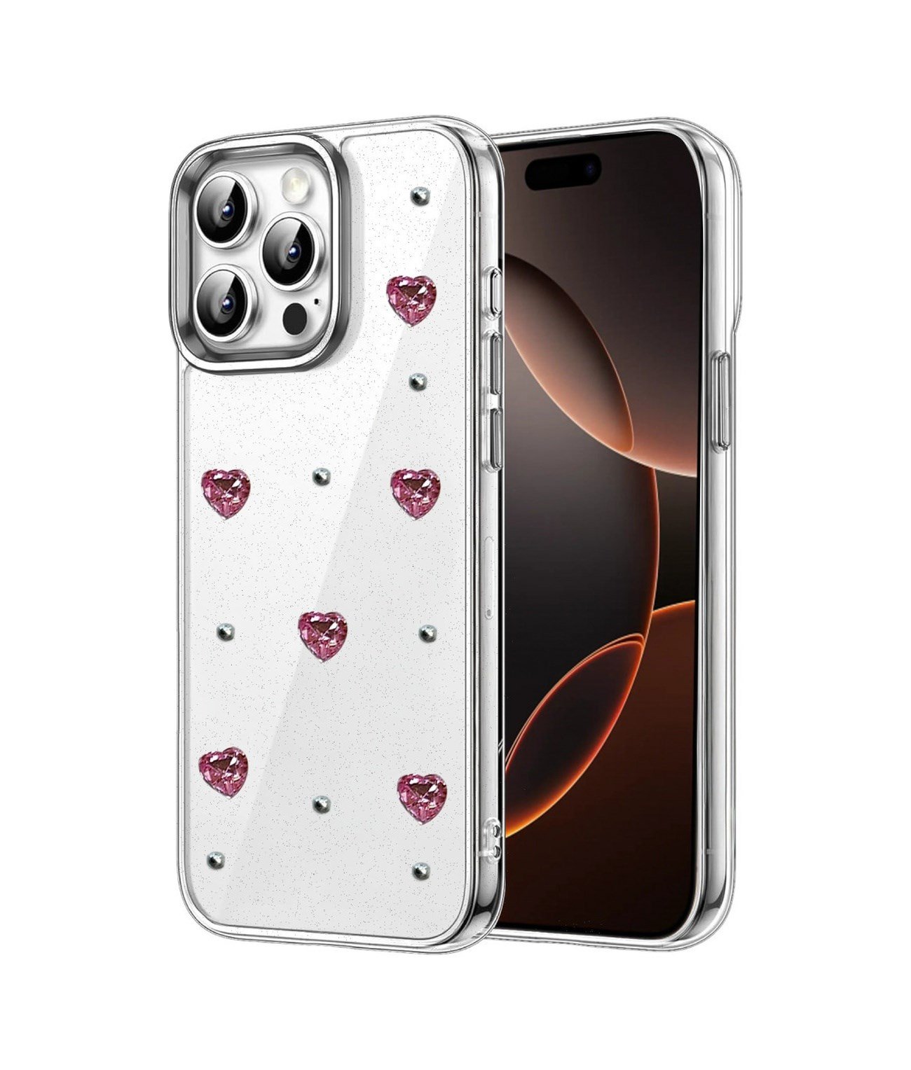 Apple iPhone Uyumlu   15 Pro Fiyonk Desenli Kapak - Desen 3 Belirtilmemiş