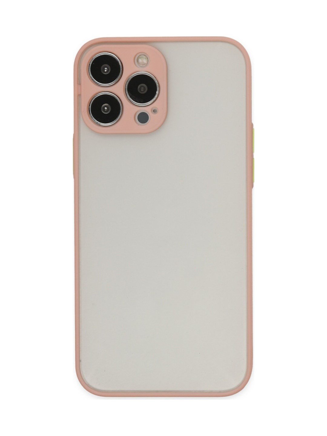 Apple iPhone Uyumlu 15 Pro - Kılıf Montreal Silikon - Kapak - Pembe Belirtilmemiş