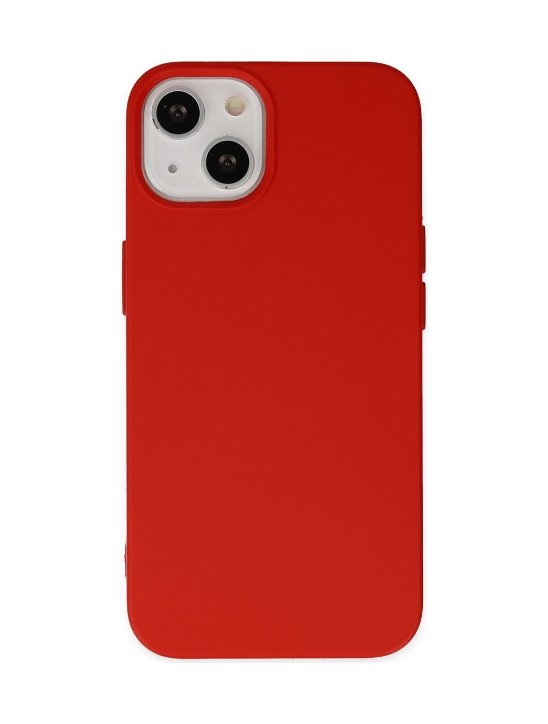 Apple iPhone Uyumlu 15 Pro - Kılıf Nano İçi Kadife Silikon - Kırmızı Belirtilmemiş