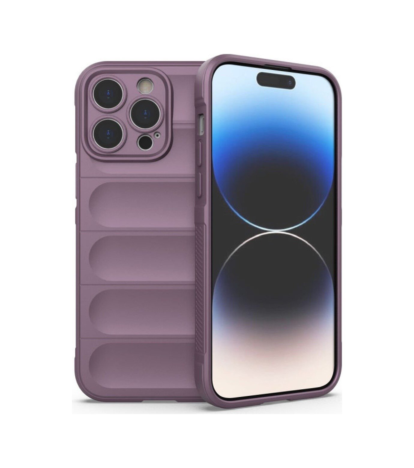 Apple iPhone Uyumlu   15 Pro Kılıf Optimum Silikon - Mor Belirtilmemiş