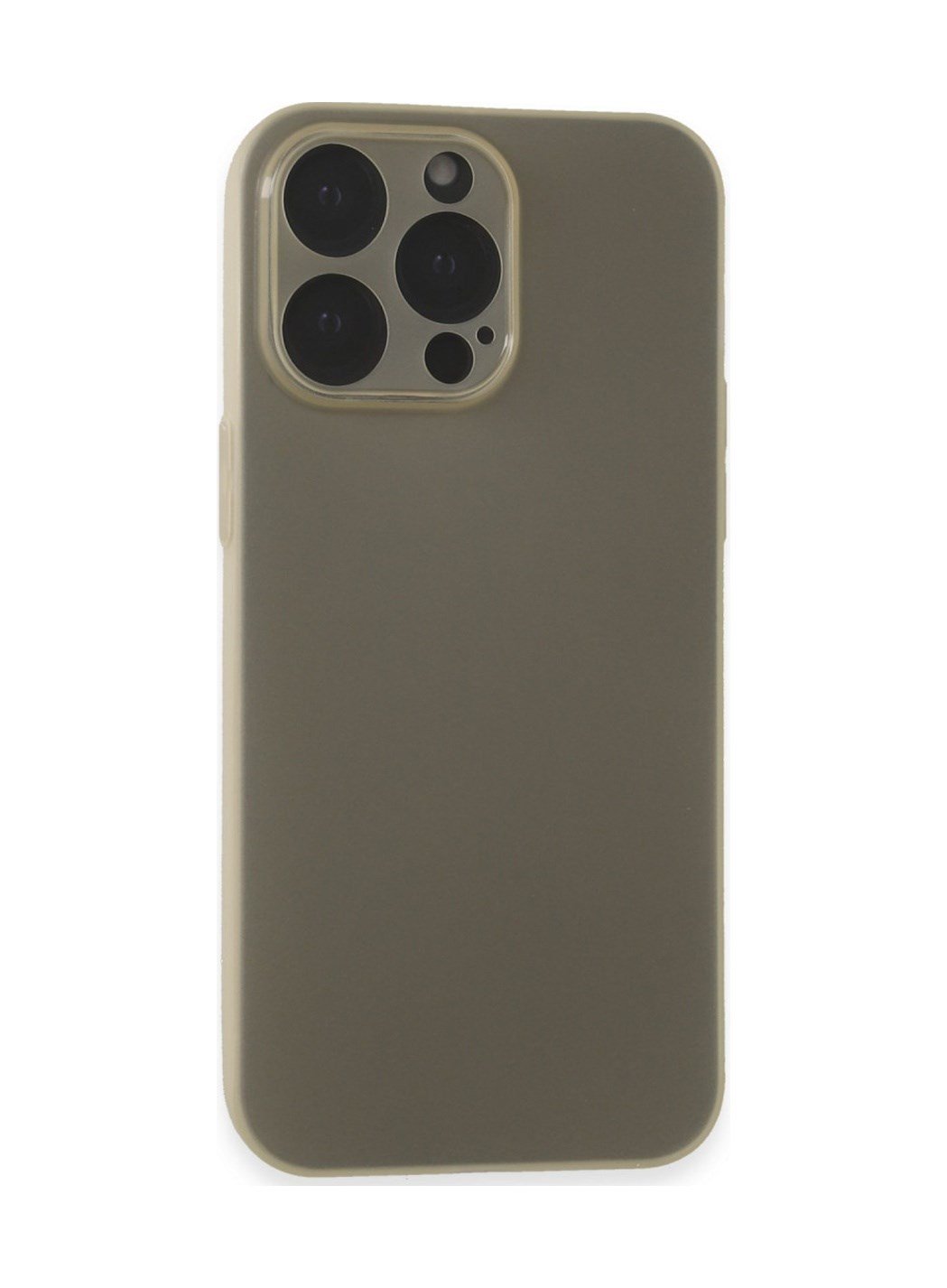 Apple iPhone Uyumlu   15 Pro Max Kılıf Puma Silikon - Titan Gri Belirtilmemiş