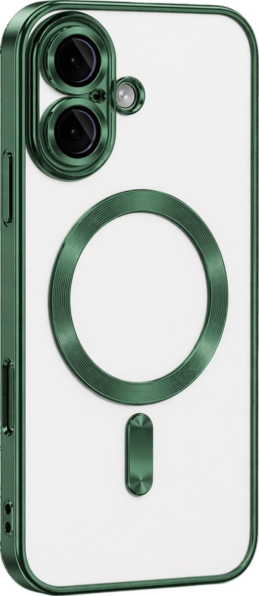 Apple iPhone Uyumlu  16 Kılıf Kross Magneticsafe Kapak -  Koyu Yeşil Belirtilmemiş
