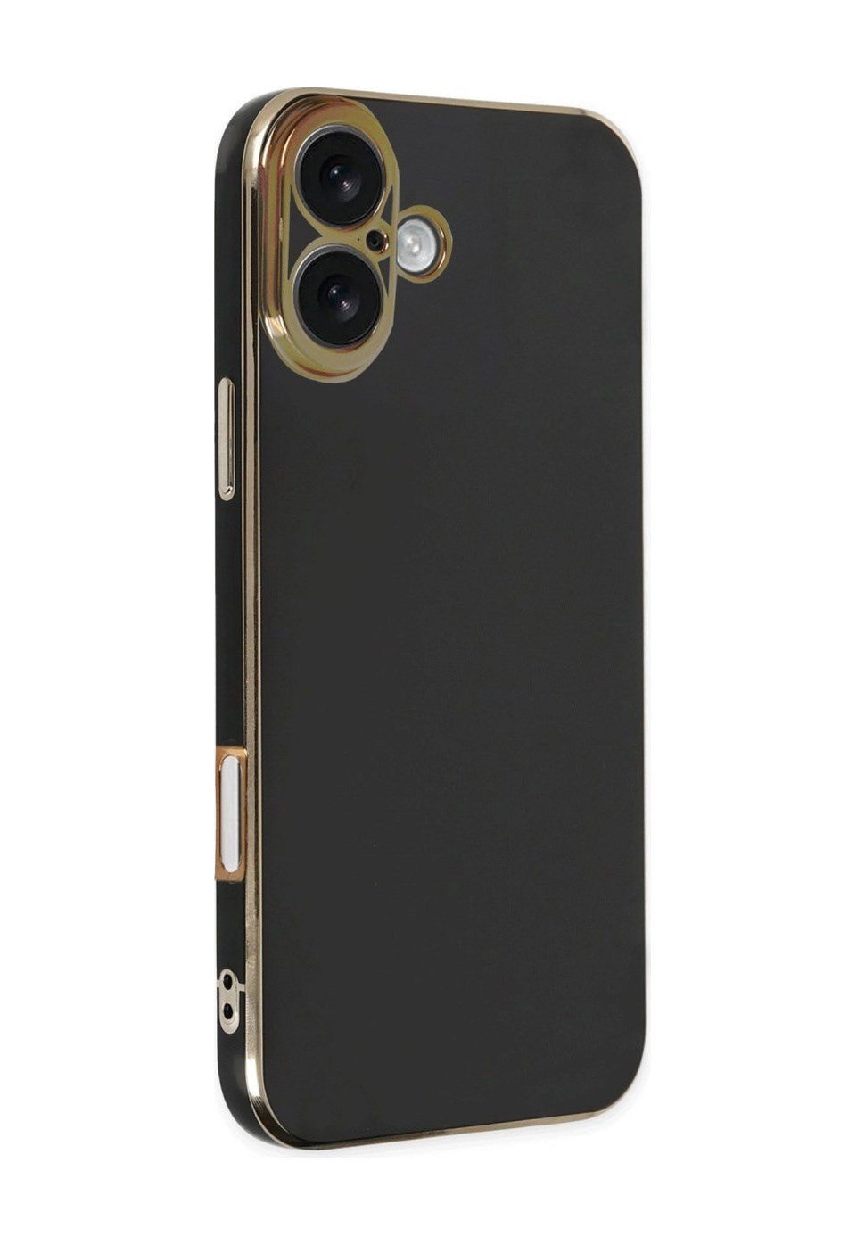 Apple iPhone Uyumlu 16  - Kılıf Volet Silikon  - Siyah Belirtilmemiş