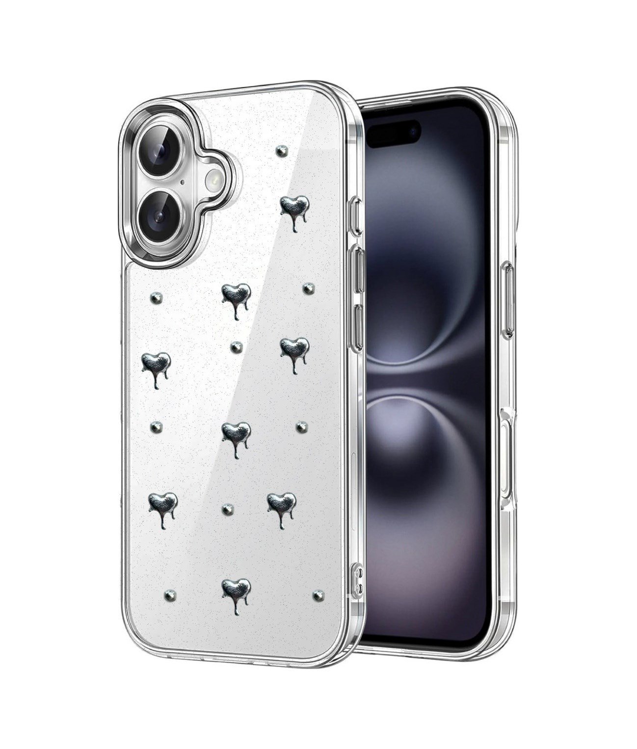 Apple iPhone Uyumlu 16 Plus Fiyonk Desenli  - Kapak  - Desen 1 Belirtilmemiş