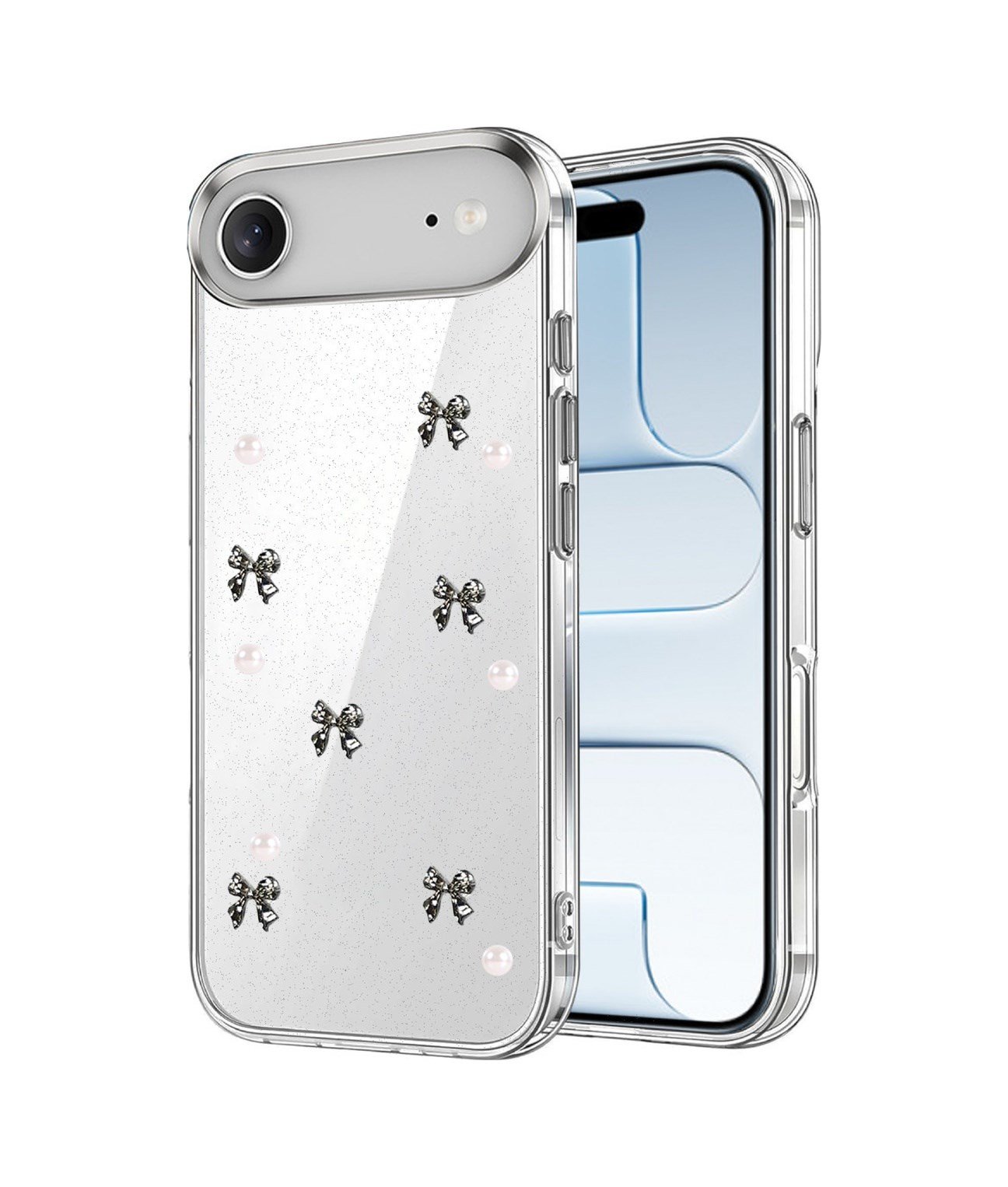 Apple iPhone Uyumlu 17 Air Fiyonk Desenli - Kapak - Desen 8 Belirtilmemiş