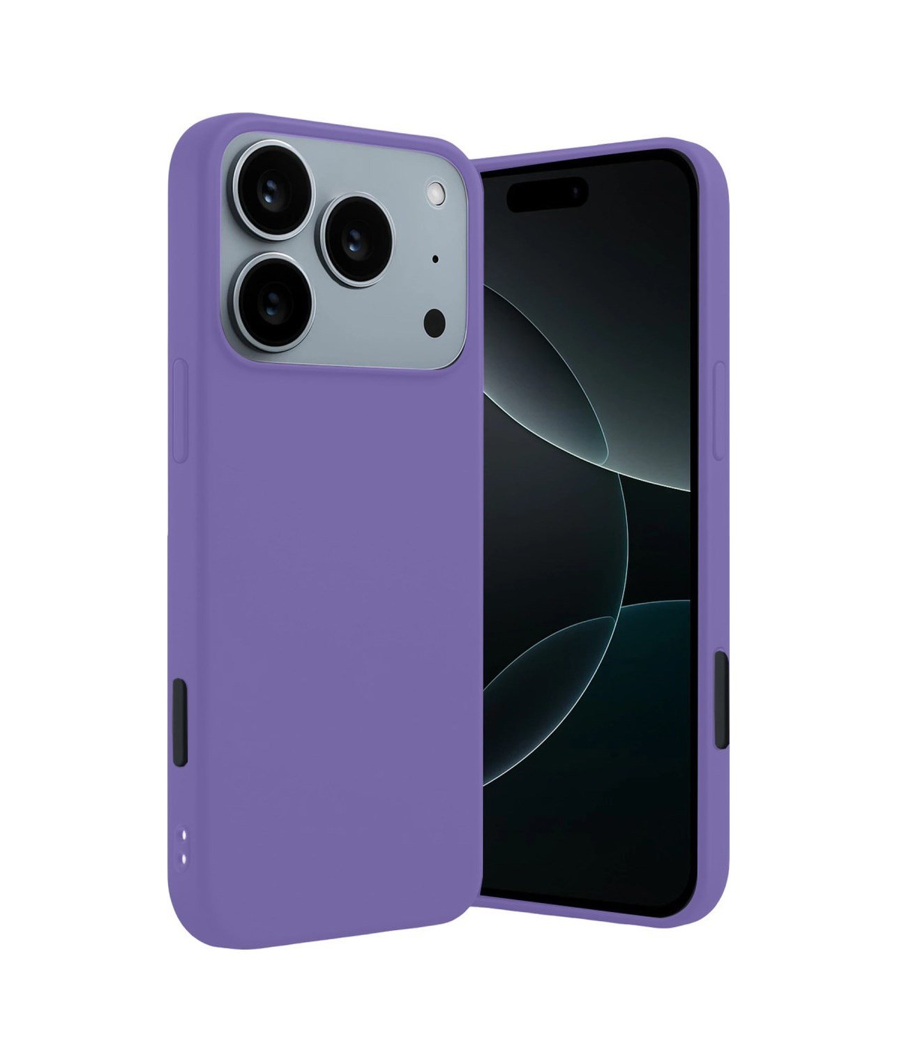 Apple iPhone Uyumlu 17 Pro First Silikon  - Lila Belirtilmemiş