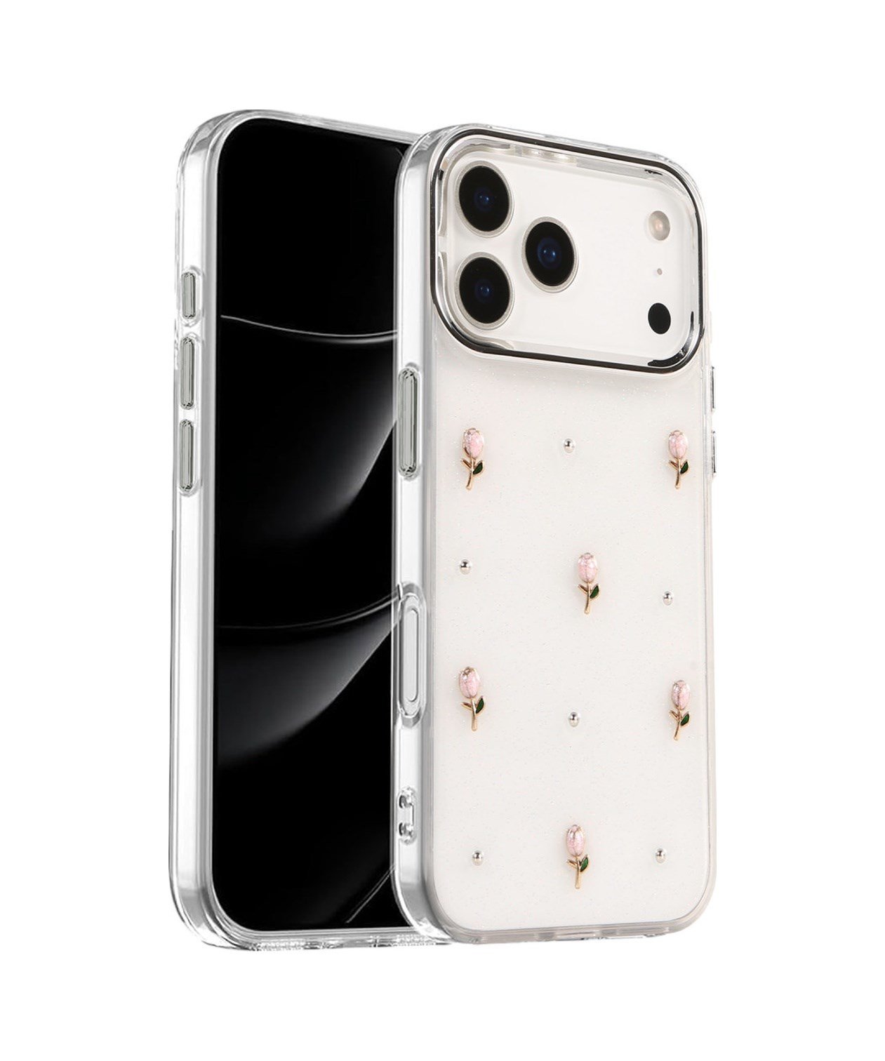 Apple iPhone Uyumlu 17 Pro Fiyonk Desenli - Kapak - Desen 6 Belirtilmemiş