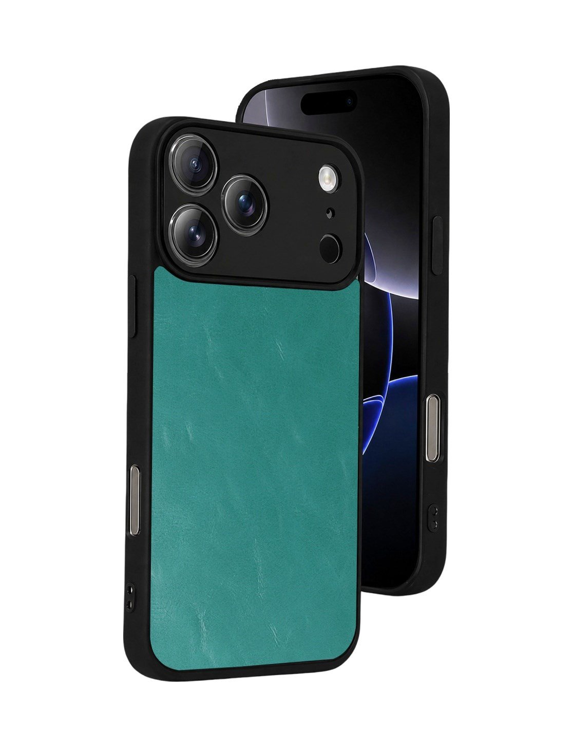 Apple iPhone Uyumlu 17 Pro Max Aras Deri - Kapak - Açık Yeşil Belirtilmemiş