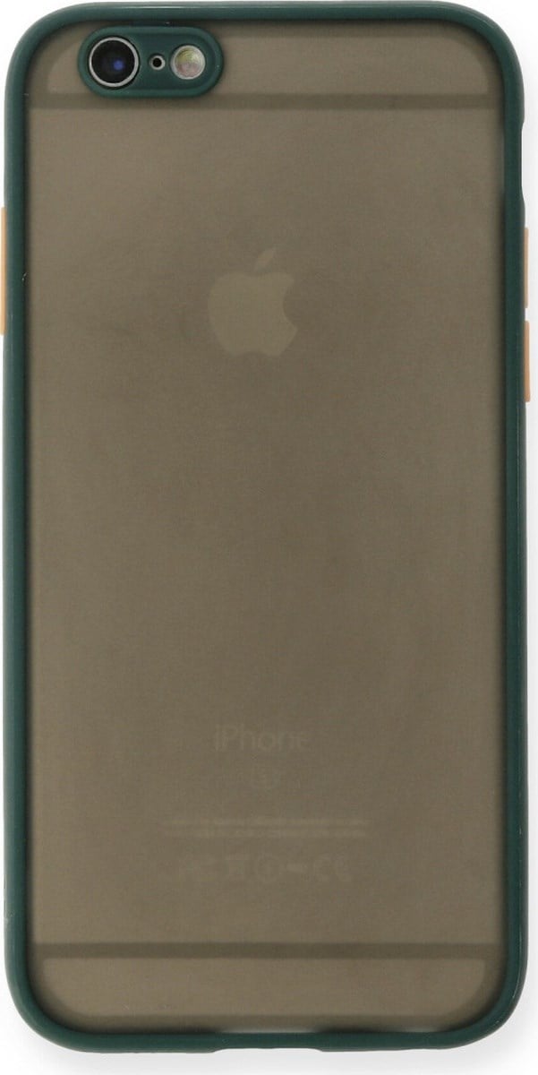 Apple iPhone Uyumlu   6 Kılıf Montreal Silikon Kapak - Yeşil Belirtilmemiş