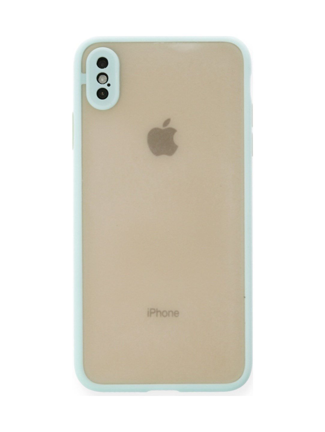 Apple iPhone Uyumlu   X Kılıf Montreal Silikon Kapak - Turkuaz Belirtilmemiş