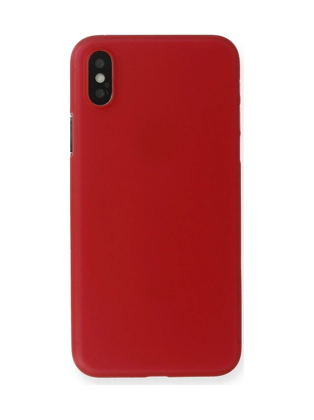Apple İphone X Kılıf Pp Ultra İnce Kapak - Kırmızı 0.2M-Çok Renkli