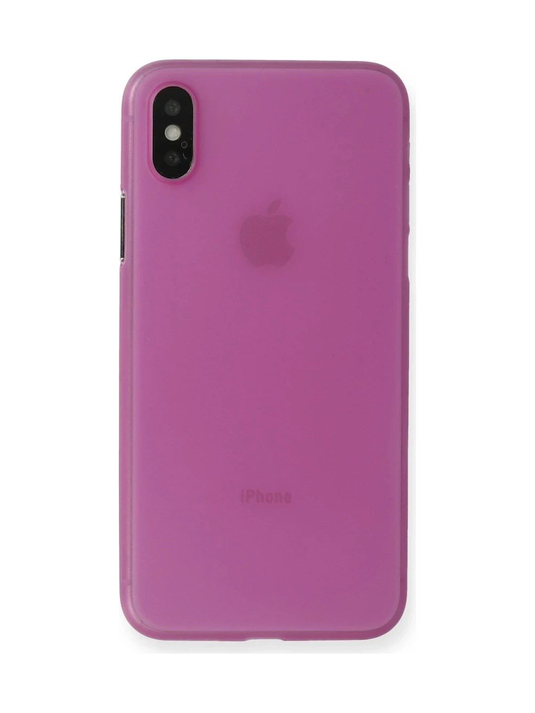 Apple İphone X Kılıf Pp Ultra İnce Kapak - Pembe 0.2M-Çok Renkli