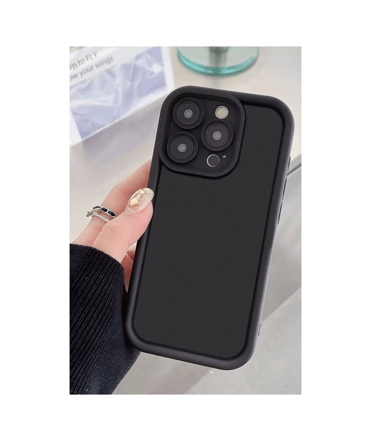 Apple Uyumlu   iPhone 11 Kılıf Viera Silikon - Bordo Belirtilmemiş