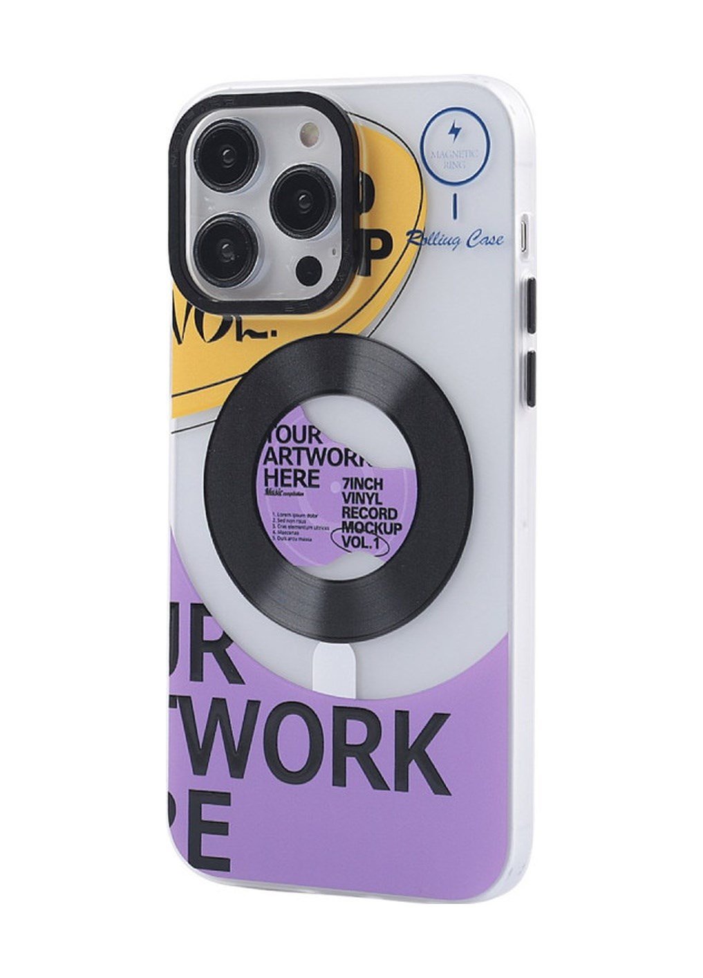 Apple   Uyumlu   iPhone 12 Pro Max Kılıf Apollo Magneticsafe Desenli Kapak - Apollo Şeffaf - 6 Belirtilmemiş