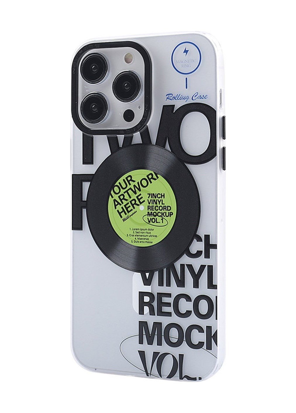 Apple Uyumlu   iPhone 12 Pro Max Kılıf Apollo Magneticsafe Desenli Kapak - Apollo Şeffaf - 5 Belirtilmemiş
