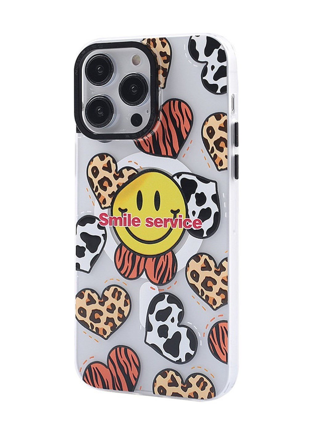 Apple Uyumlu   iPhone 13 Pro Kılıf Apollo Magneticsafe Desenli Kapak - Apollo Şeffaf - 2 Belirtilmemiş